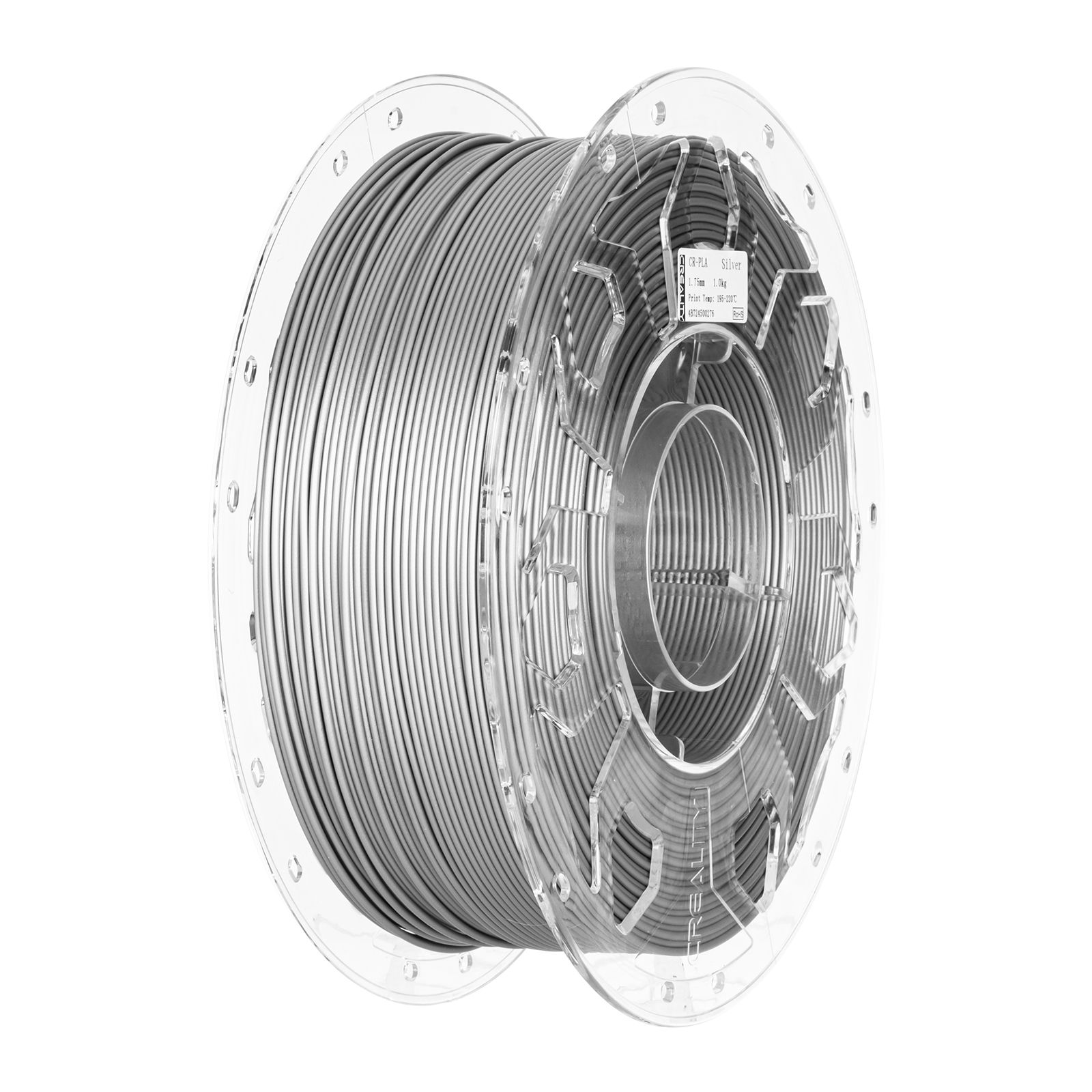 Creality CR-PLA  Filament for FDM 3D Printer,1.0Kg 1.75mm, Silver
