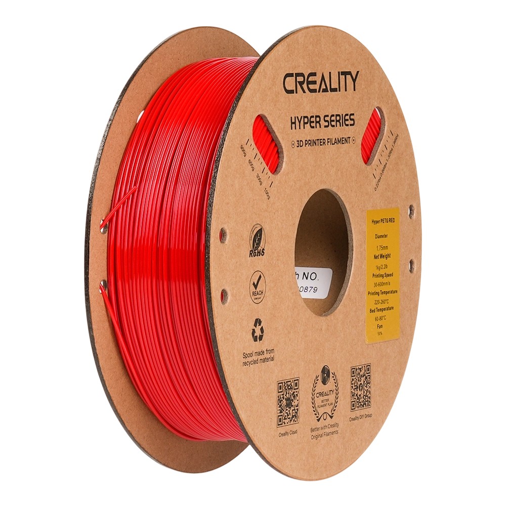 Filament Creality Hyper-PETG 1,0 kg 1,75 mm, rouge