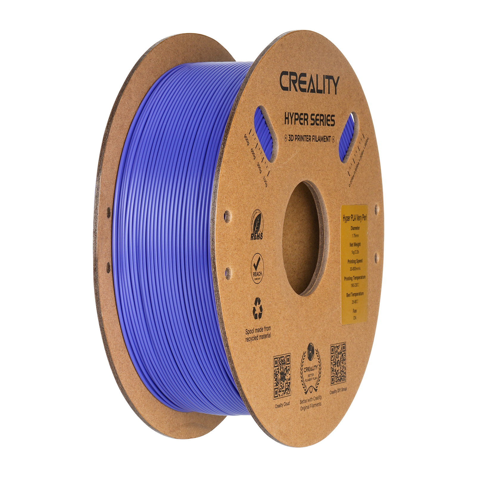Creality Hyper Series PLA Filament 1.0Kg 1.75mm, Very Peri