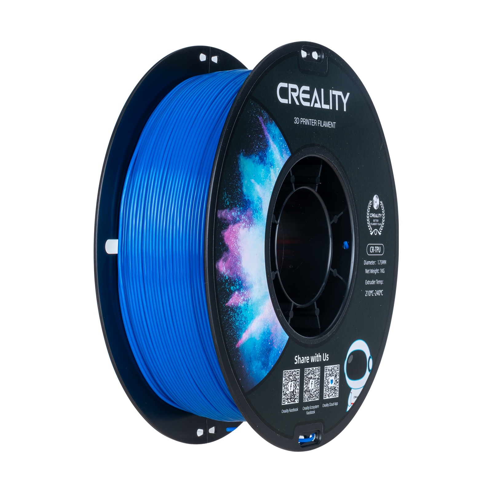 Creality CR-TPU Filament 1.0Kg 1.75mm, Blue