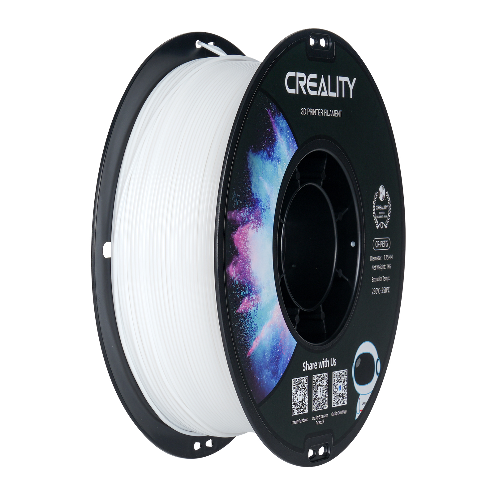 Creality CR-PETG Filament 1.0Kg 1.75mm, White