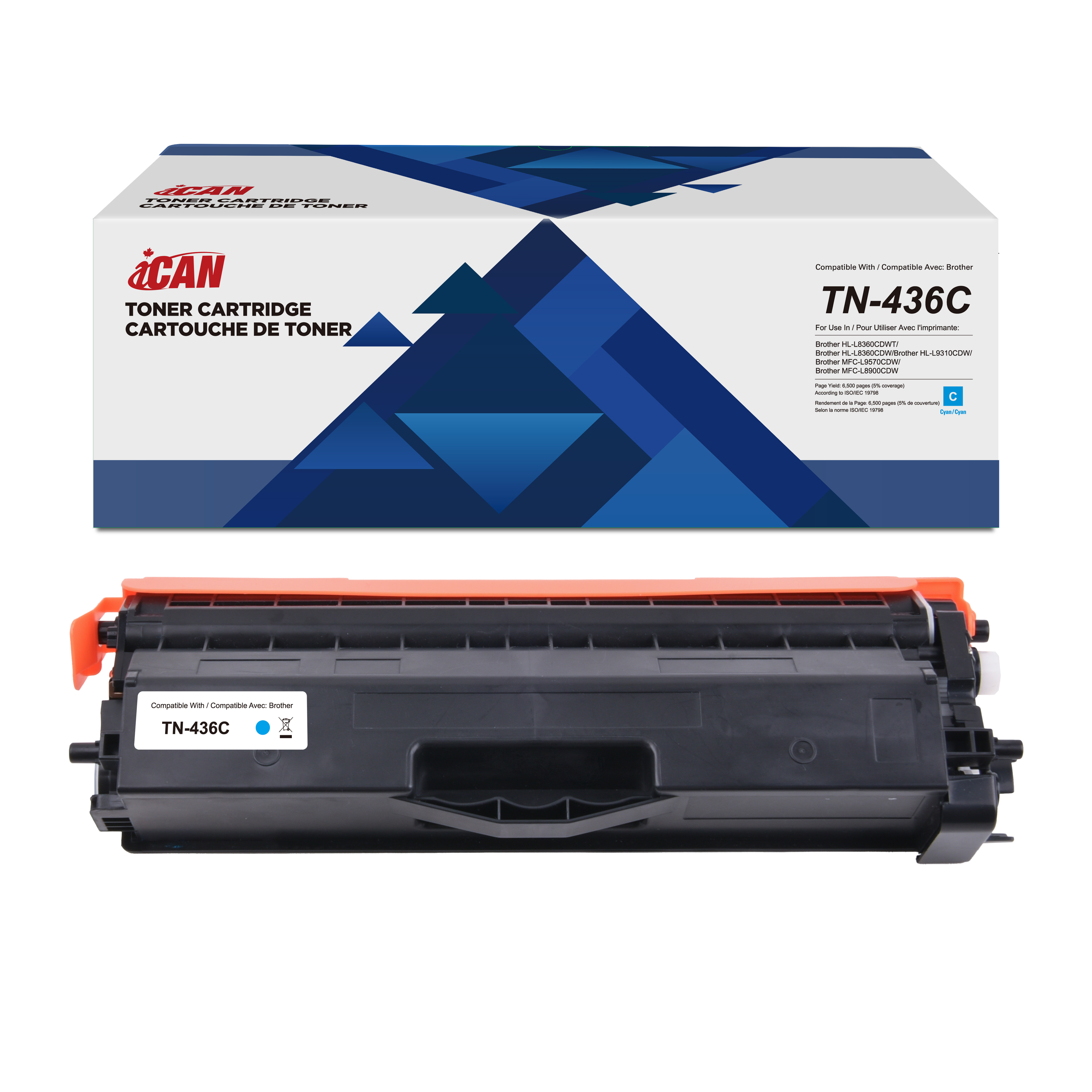 iCan Compatible Brother TN-436C Cyan Toner Cartridge