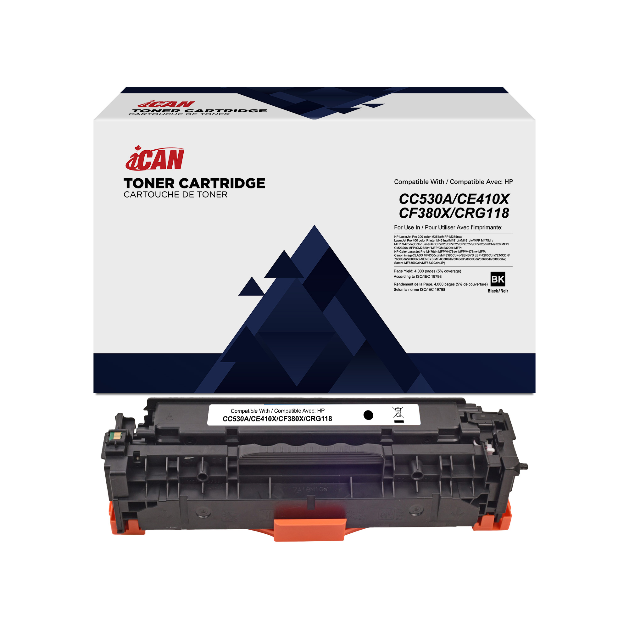 iCAN Compatible Canon 118 Black Toner Cartridge
