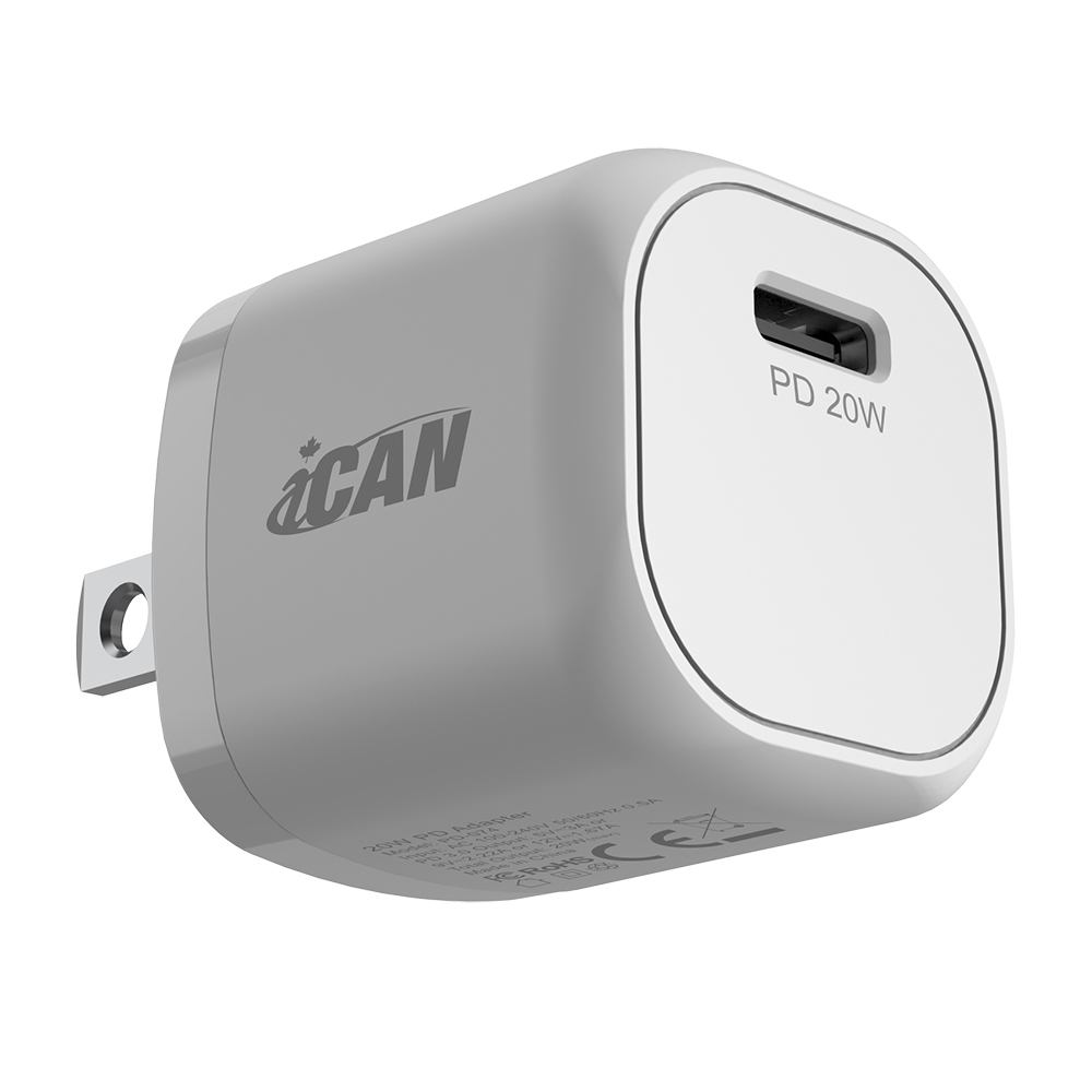 iCAN Chargeur NANO 20W USB-C PD