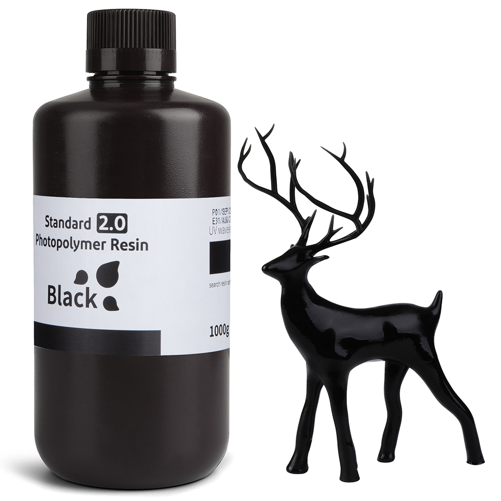 Résine Elegoo Standard V2.0 1000 g Noir
