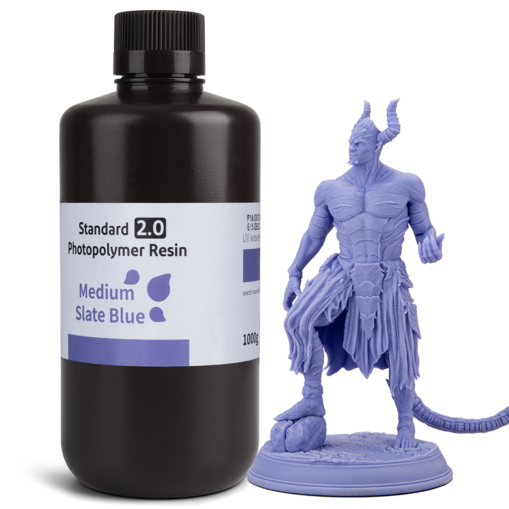 Elegoo Standard Resin V2.0 1000g Medium Slate Blue