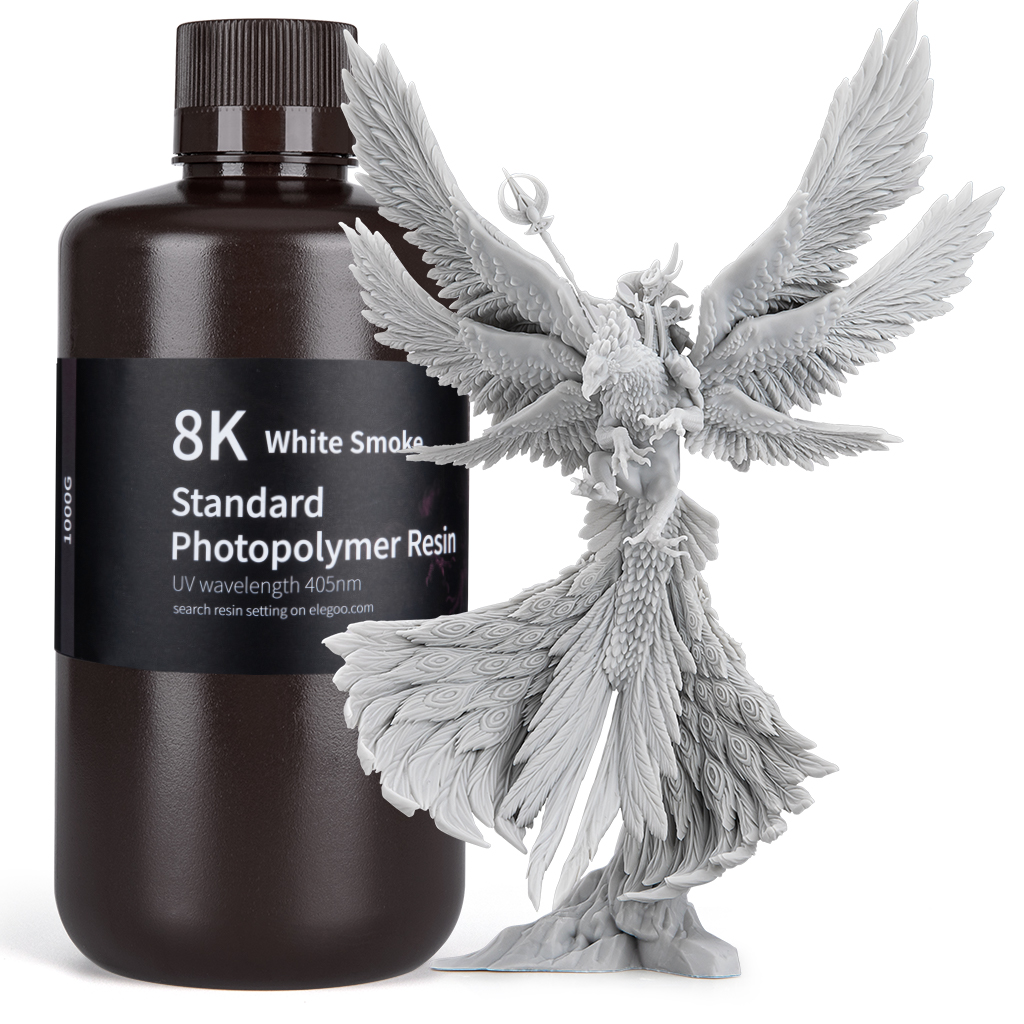 Elegoo 8K Standard Resin 1000g White Smoky