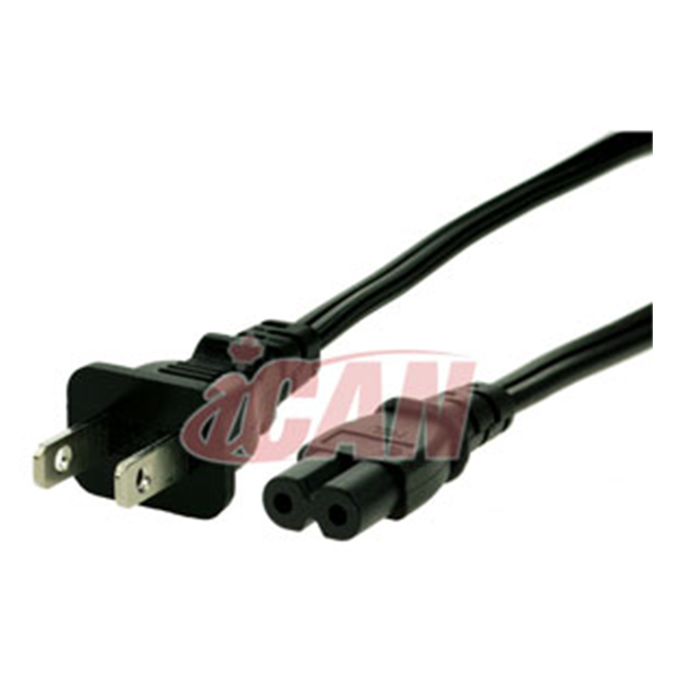 Câble d'alimentation externe iCAN pour ordinateur portable, 2 broches non polarisées, 3 m (10 pi)