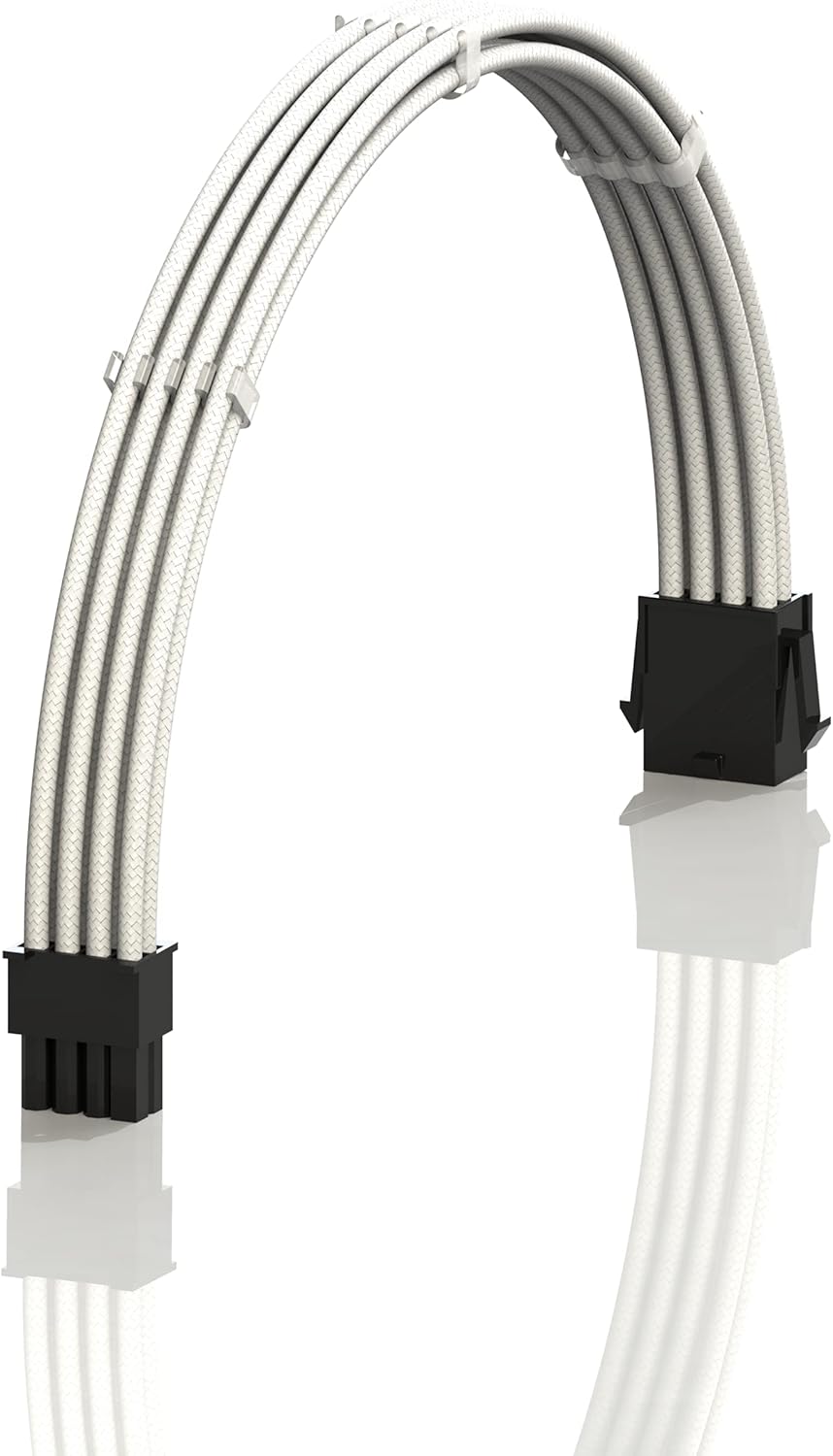 iCAN PCIE 5.0 sleeved extension cable, 12VHPWR 16Pin (12+4), M/F 30cm