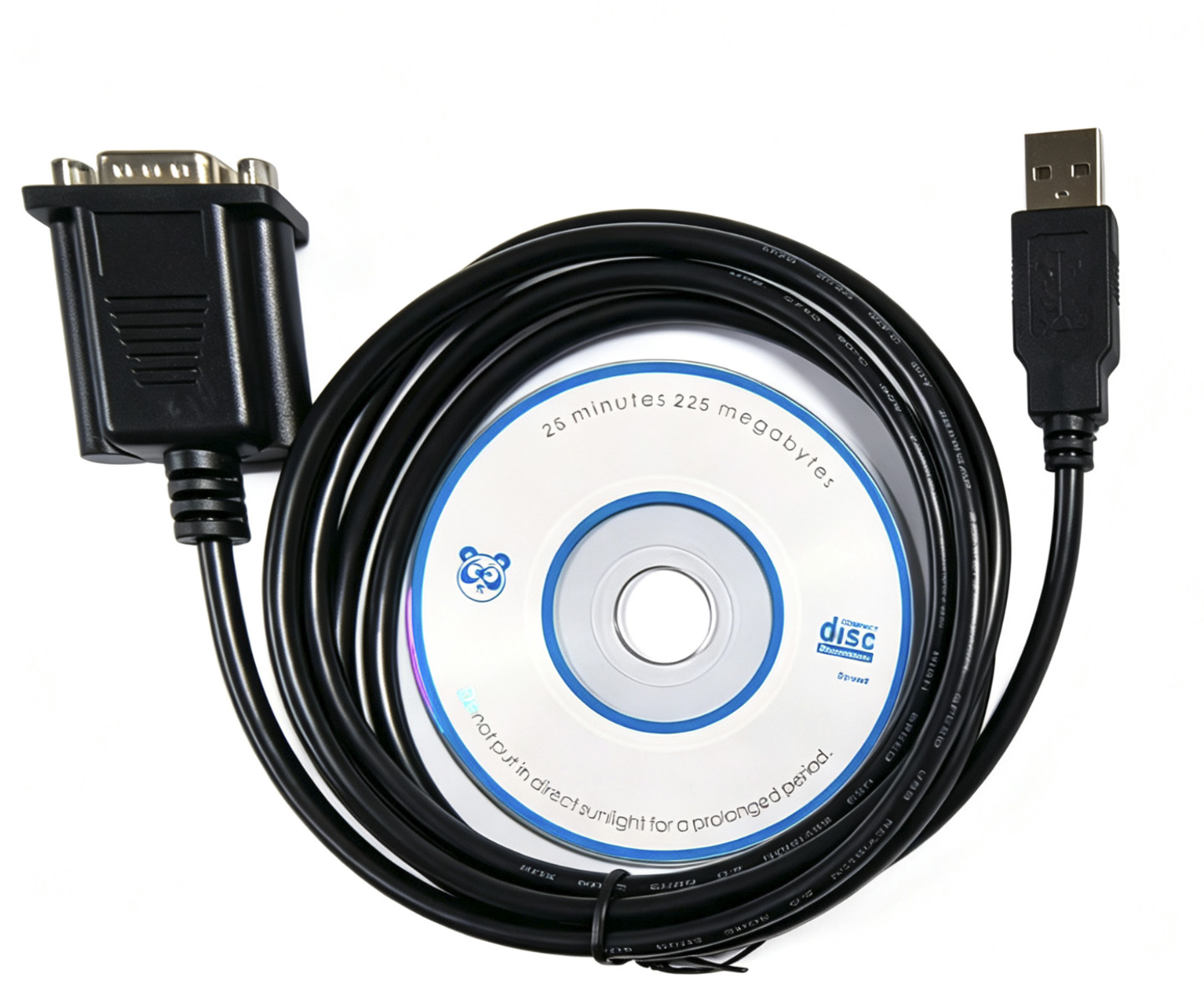 iCAN USB-A 2.0 Male to RS232 (DB9) Male Adapter Cable, 1.5M