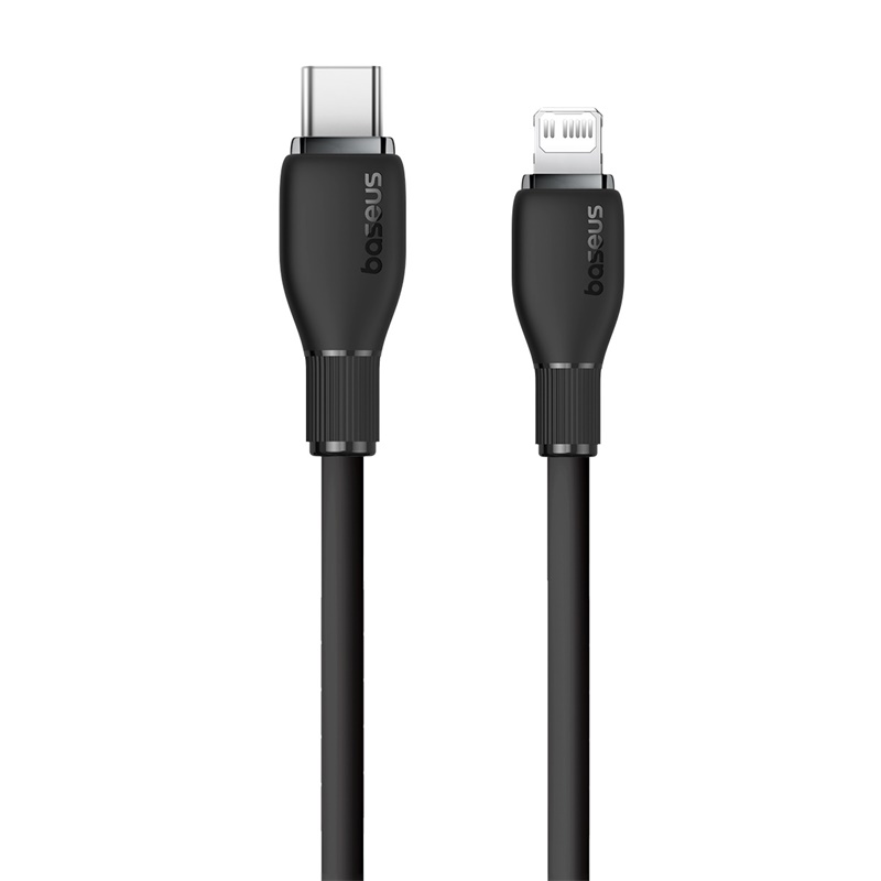 Baseus Pudding Serie Fast Charging Cable USB Type-C to iP, 2m, Black
