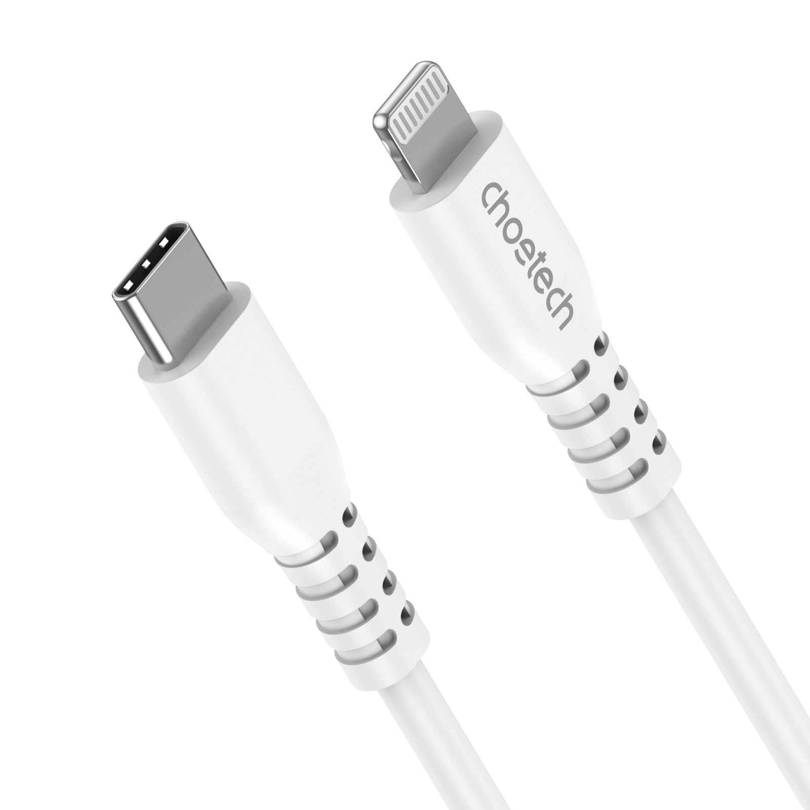 Câble Choetech USB 2.0 Type-C Mâle vers Lightning Mâle, 27W, 4 pieds