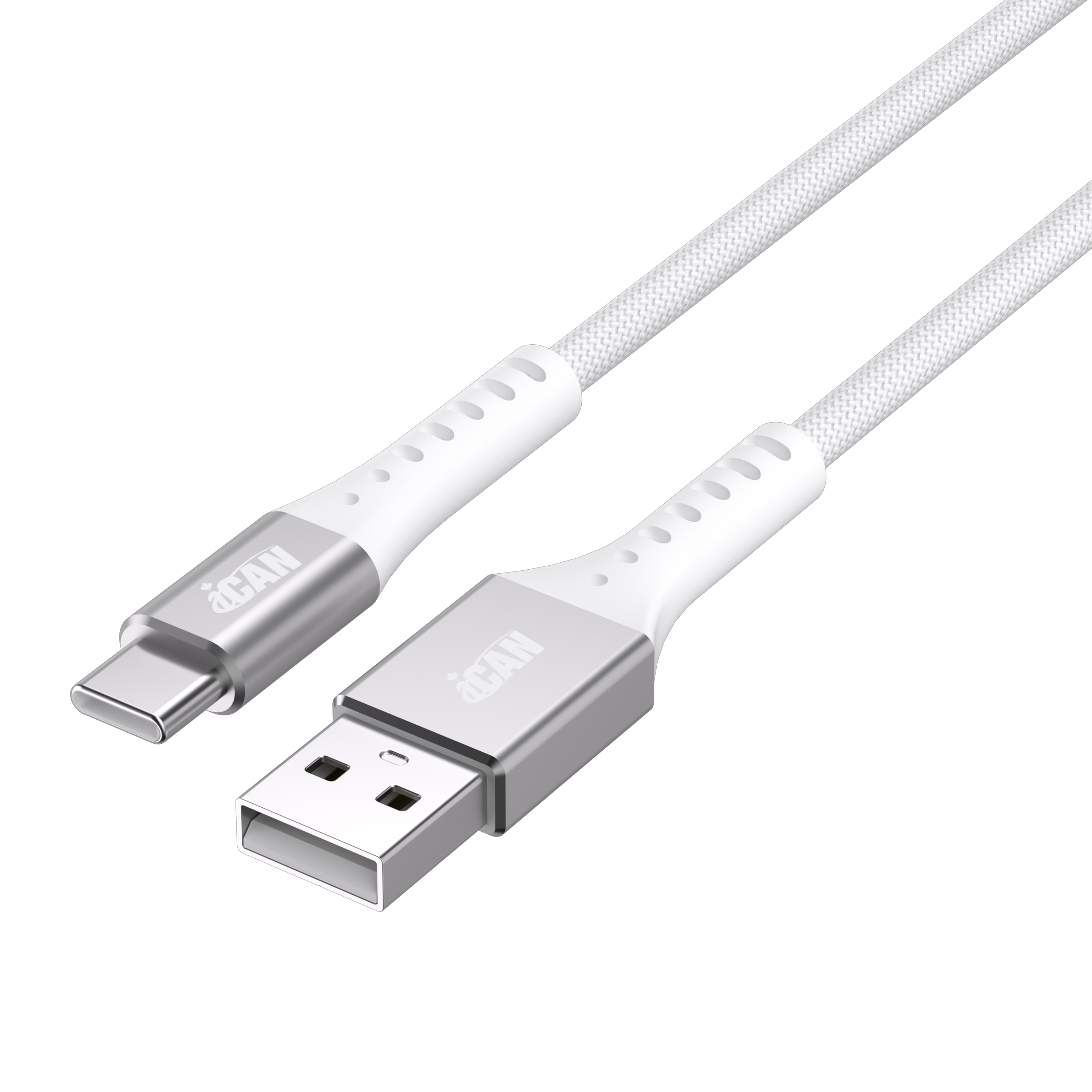 Câble iCAN USB 2.0 mâle Type-A vers mâle Type-C, 15W, 3 pieds