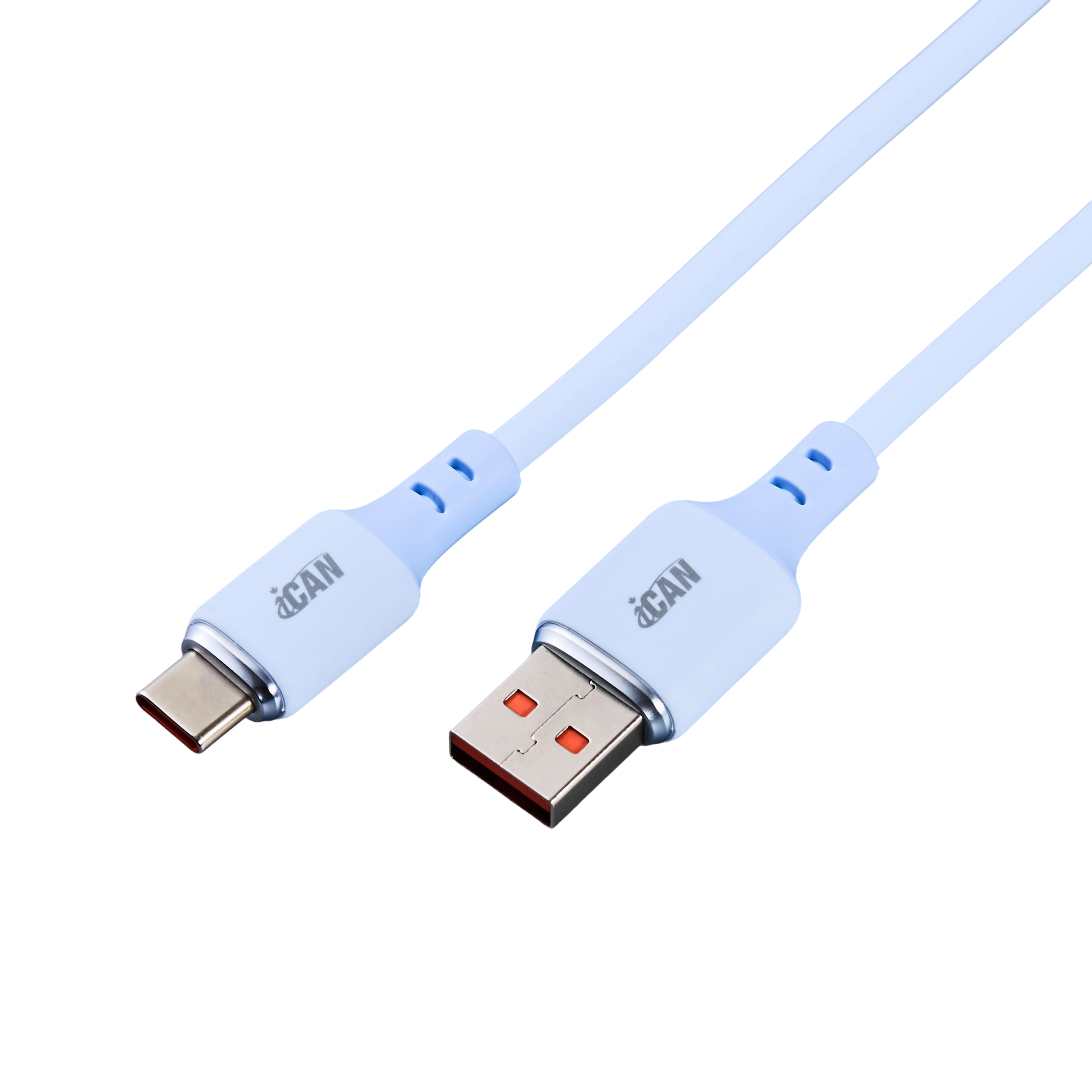 iCAN USB 2.0 Type-A Male to Type-C Male Cable, 100W, 6.6ft