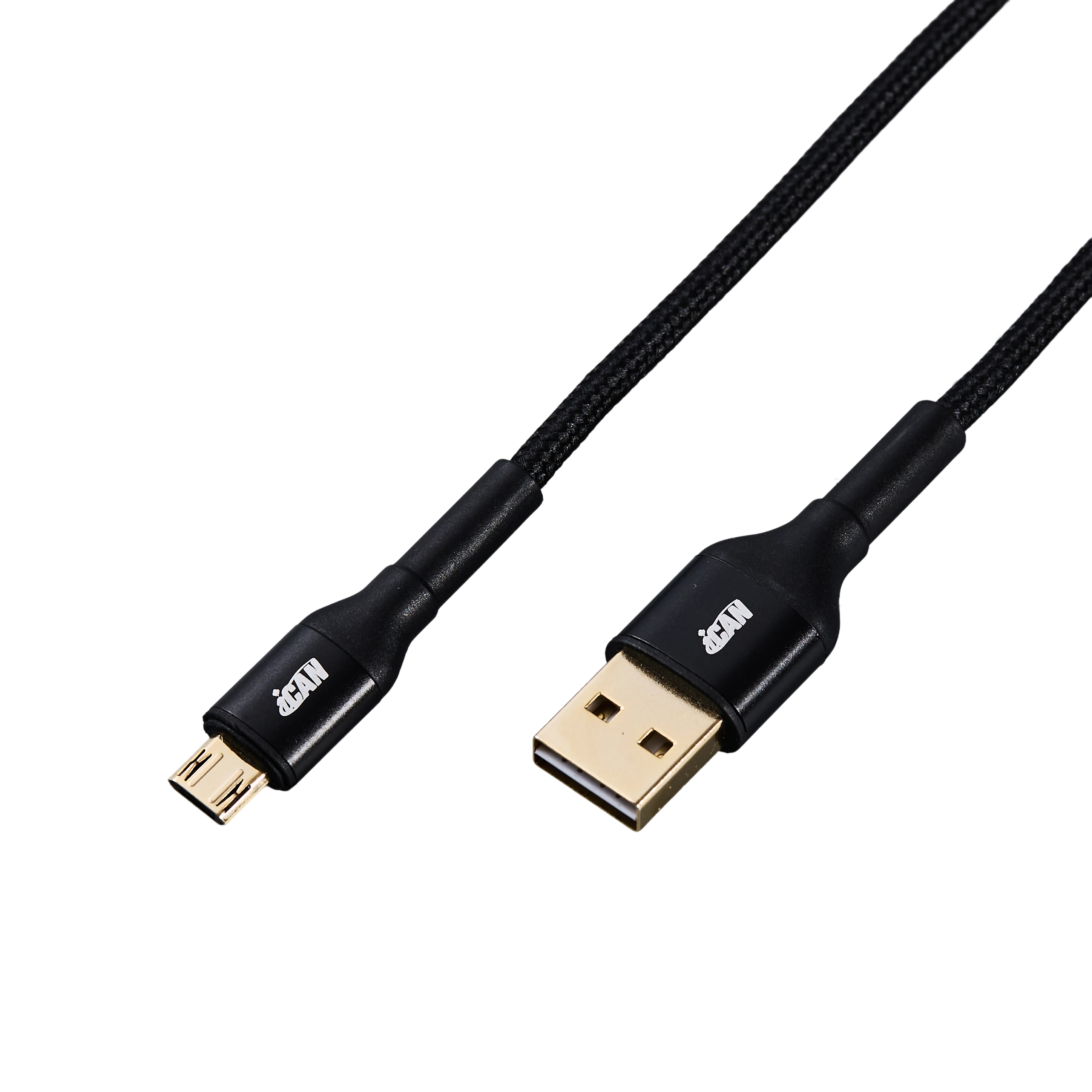 Câble iCAN USB 2.0 Type-A Mâle vers Micro B Mâle, 480 Mbps, 6 pieds, N
