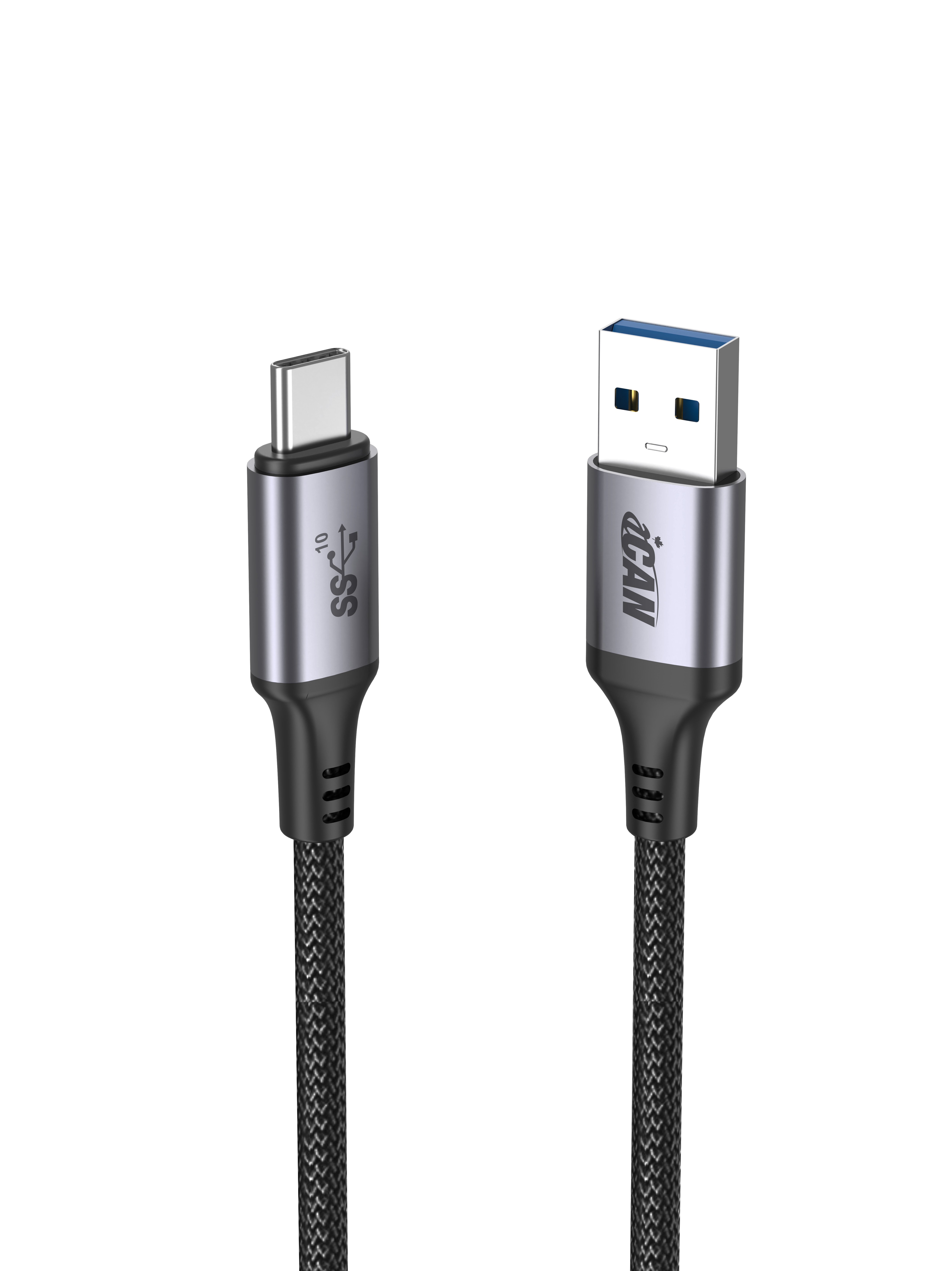Câble iCAN USB 3.1 Type-A Mâle vers Type-C Mâle, 15W, 6 pieds