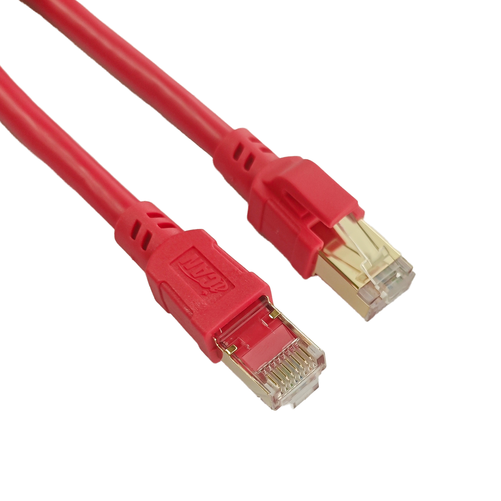 iCAN CAT6A Ethernet Patch Cable,10Gbps, 3FT, Red
