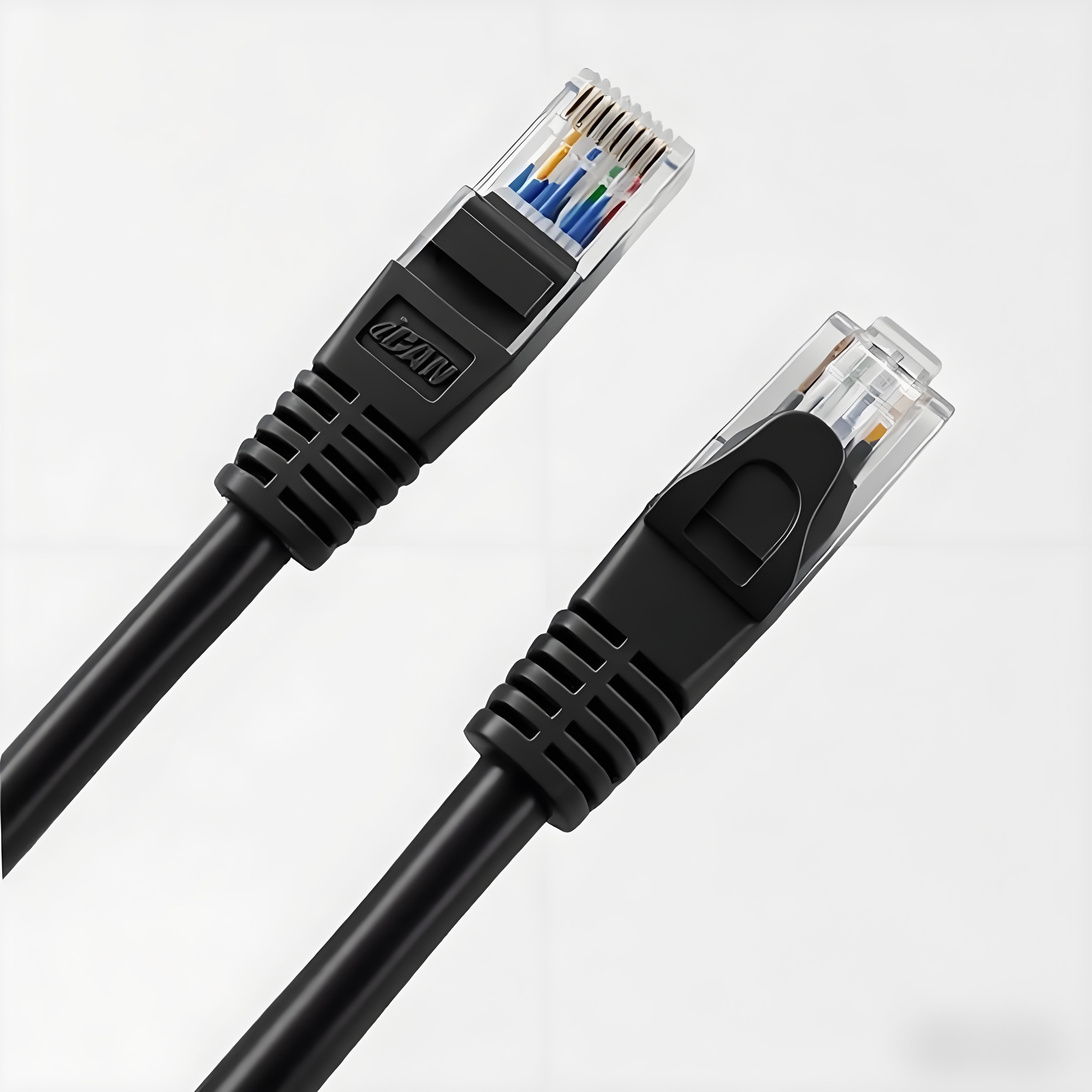 Câble Ethernet haute vitesse iCAN CAT6, 1 000 Mbps, 26 AWG, 61 cm, noir