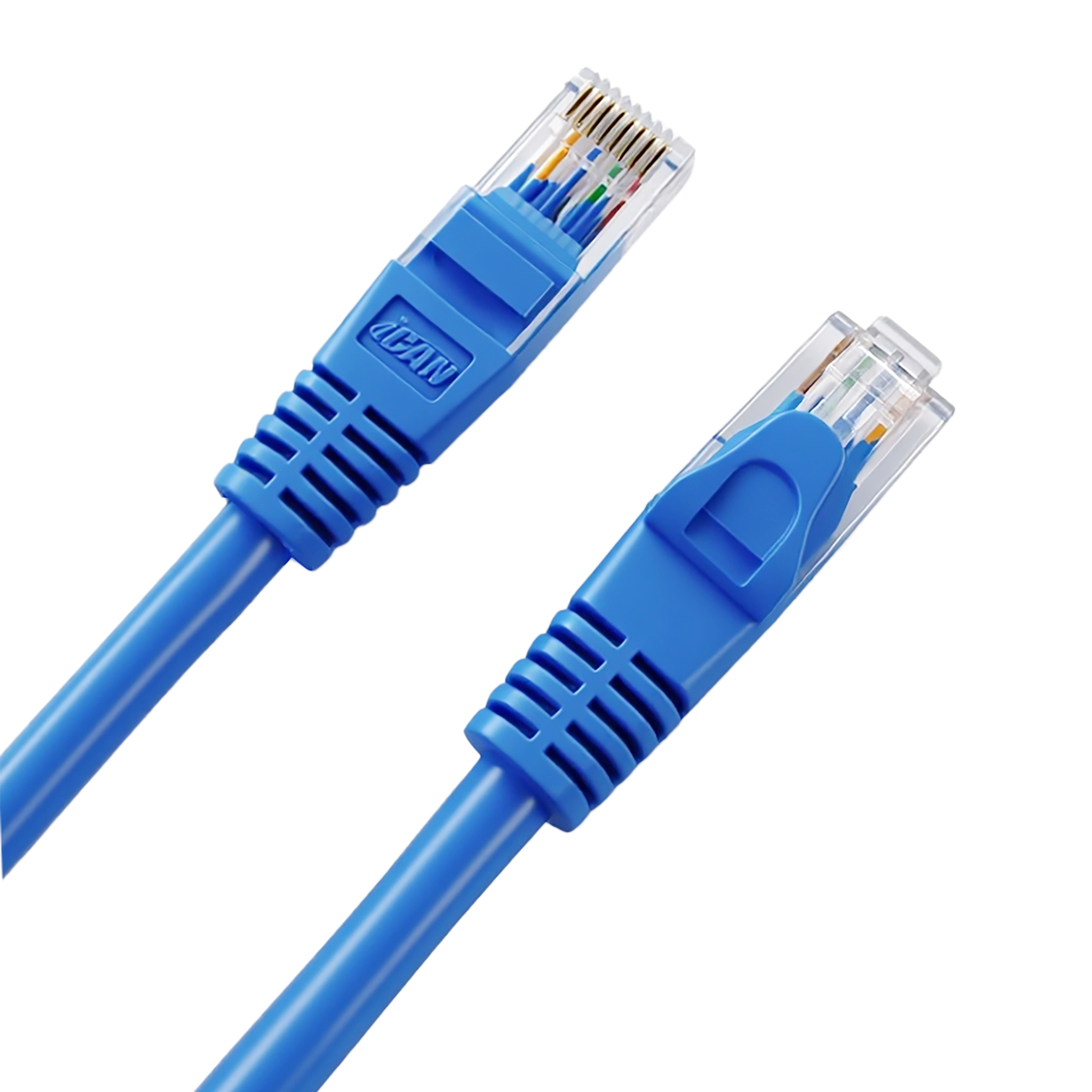 iCAN CAT6 High Speed Ethernet Cable,1000Mbps 26AWG, 100FT, Blue