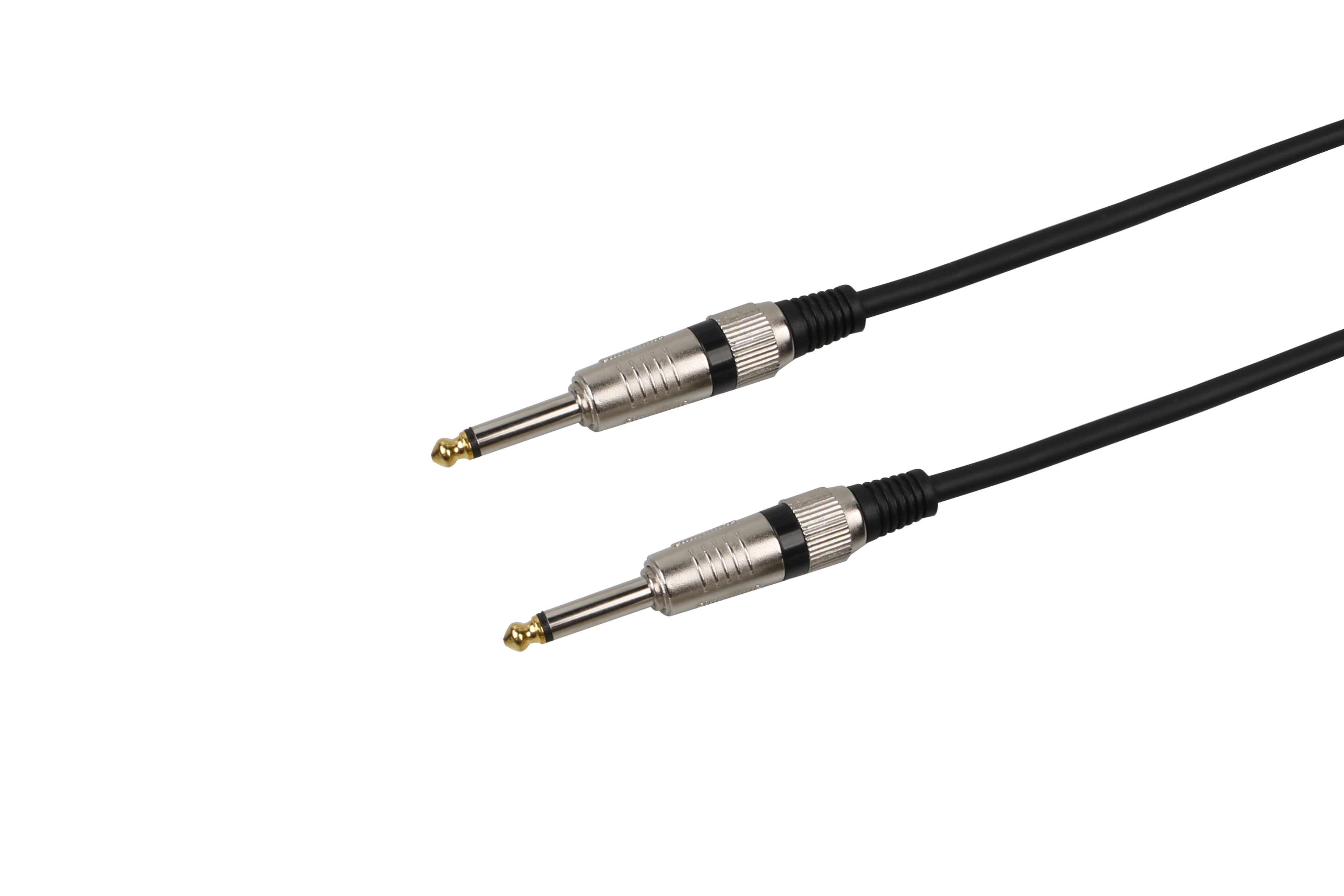 iCAN Audio Guitar Cable, Male to Male, 25FT, Black