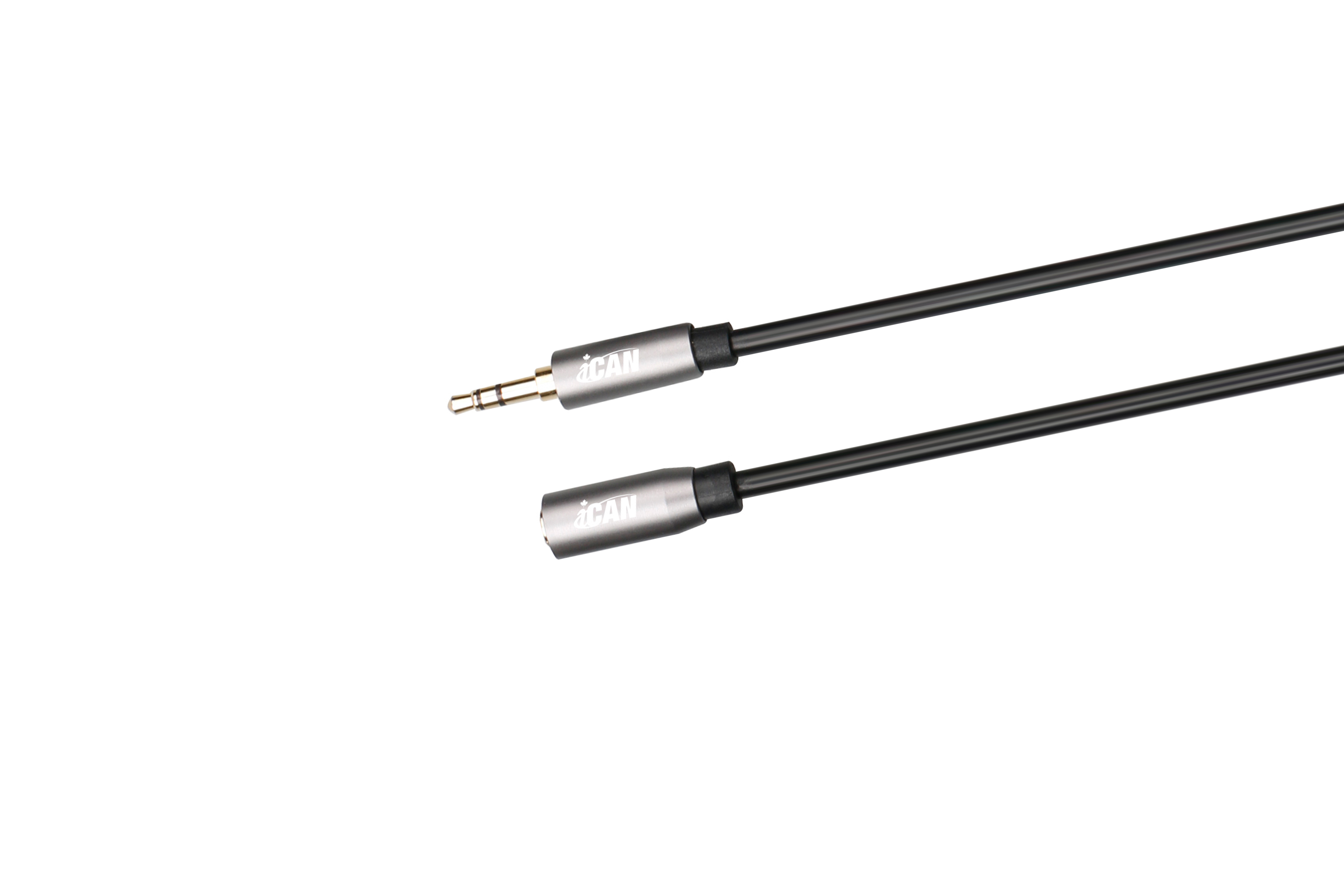 iCAN 3.5mm Stereo Audio Extension Cable, Aluminum Shell, 25FT