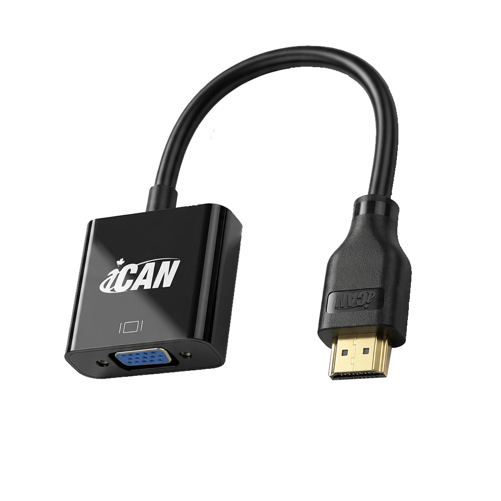 Adaptateur iCAN HDMI vers VGA, mâle vers femelle, 1080p à 60 Hz