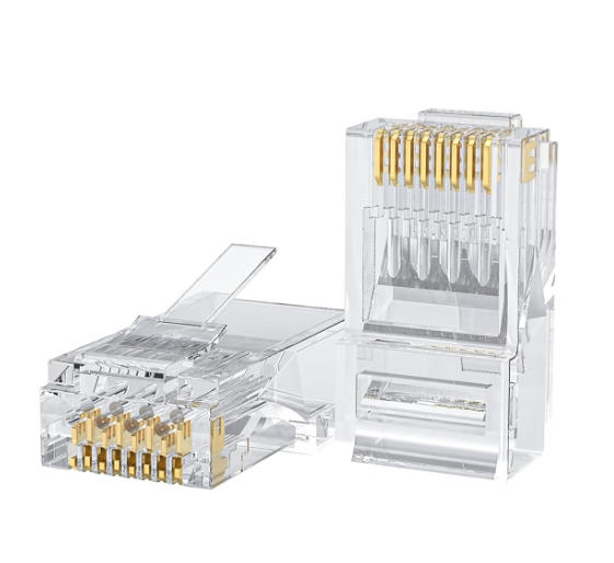 iCAN - Cat6 UTP EZ Pass Through plaqué or (paquet de 10)