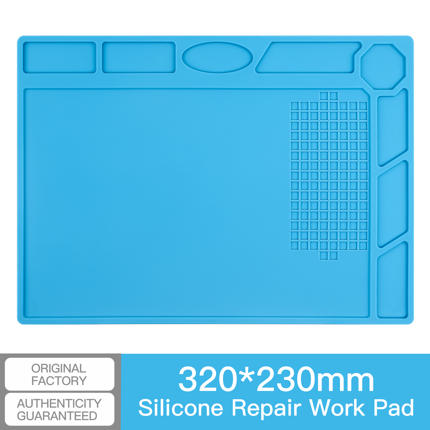 UF-TOOLS Silicone Work Mat, Electronic Repair Work Mat, 12.6'' * 9''.