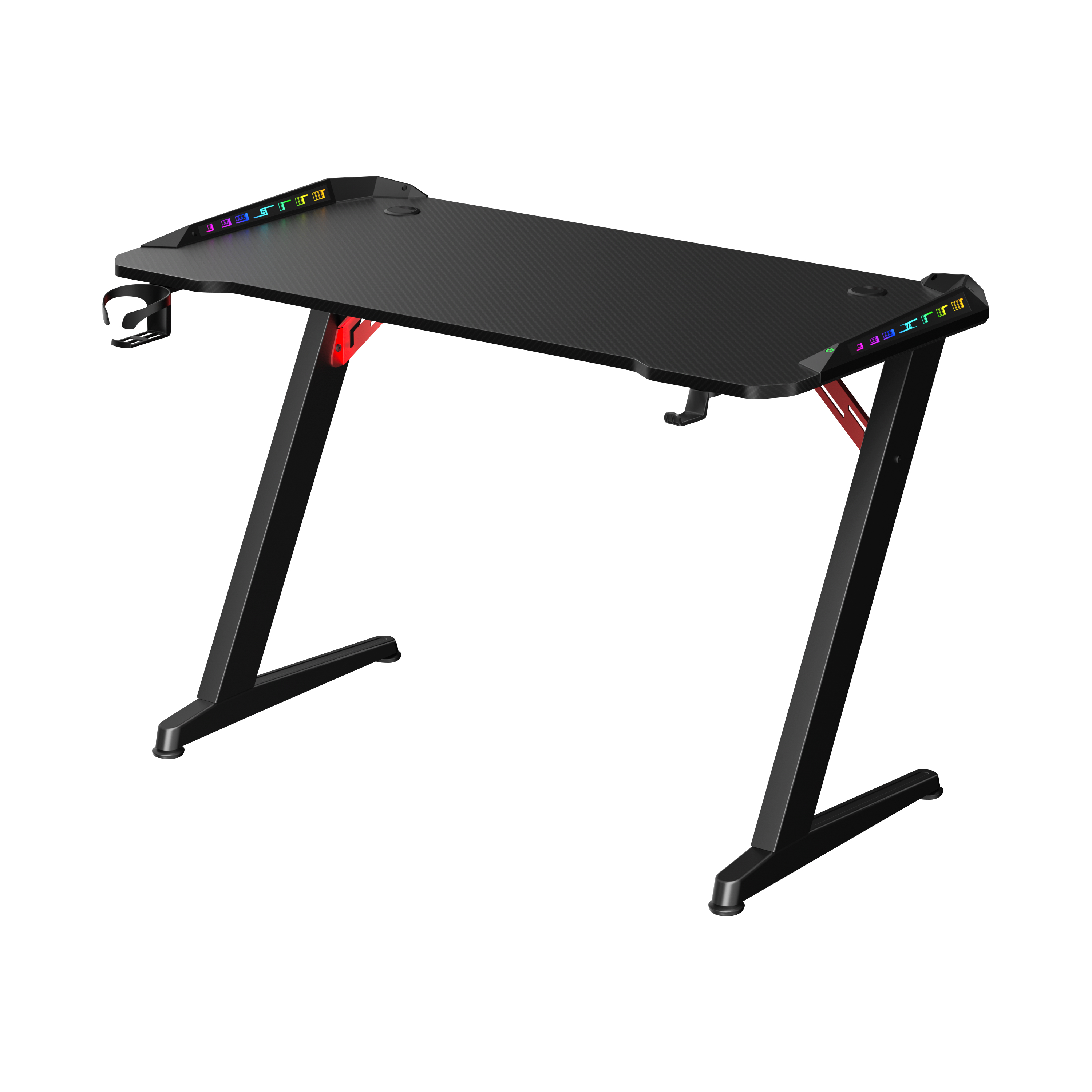 ARMOURY GT-02 47 Inch Z Shaped RGB Gaming Desk