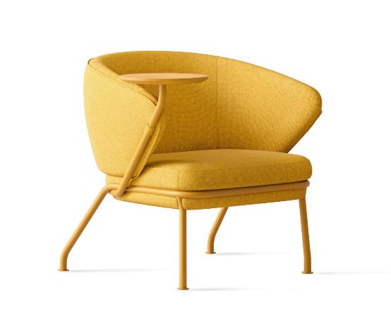 SUNON SF51.1.MR.X Single Sofa Includes Detachable Writing Board