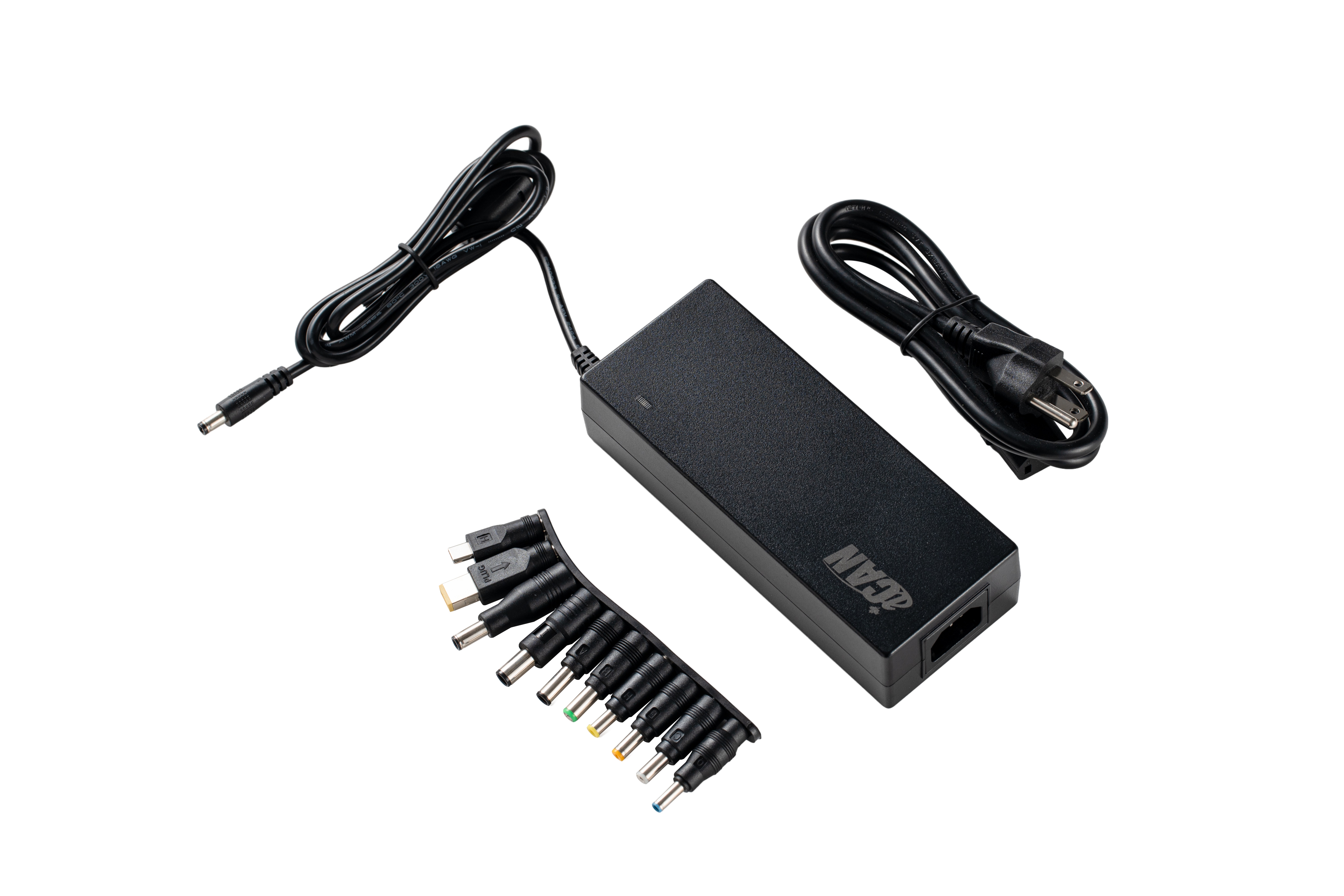 iCAN 120W Universal Laptop Charger with 10 DC Tips