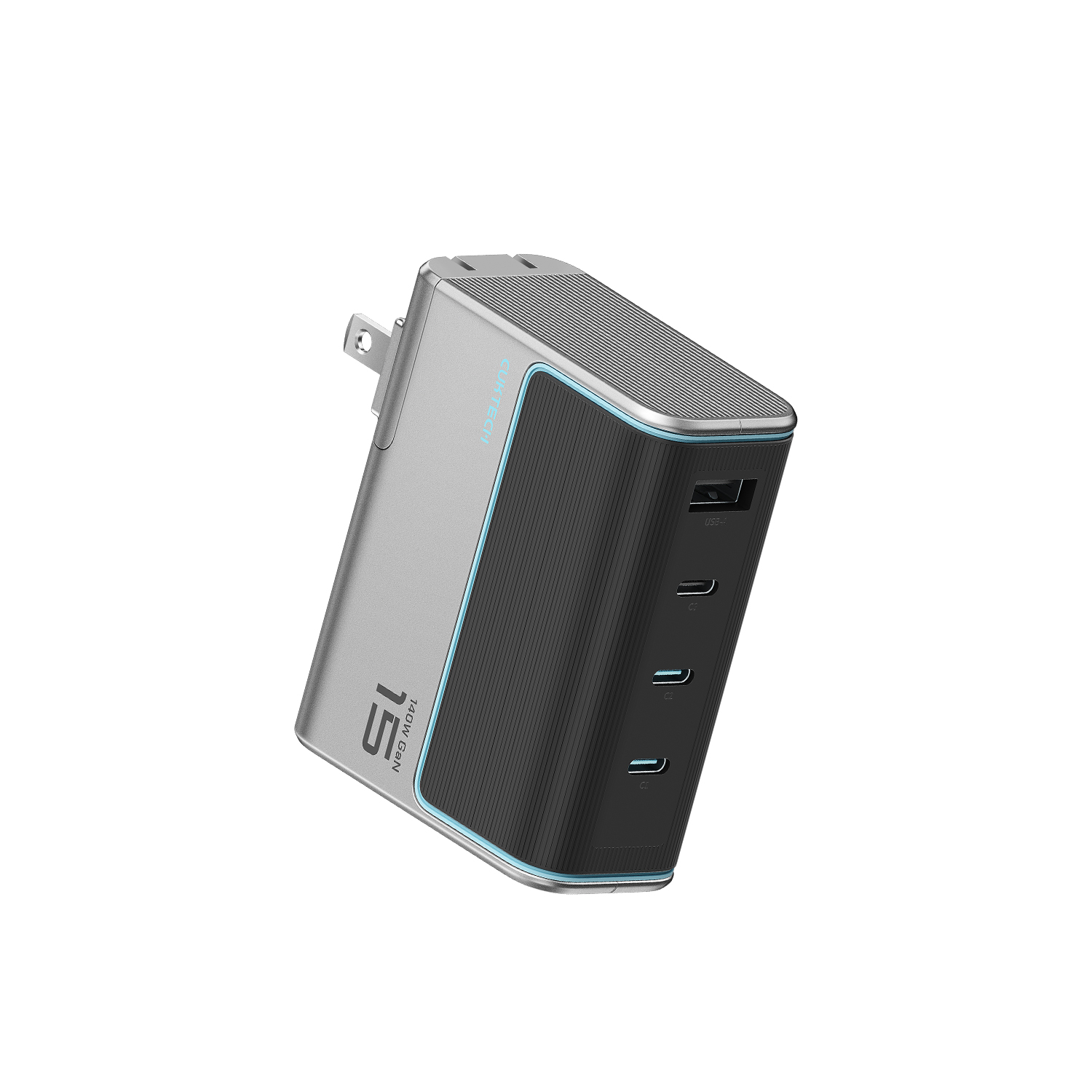 CUKTECH Chargeur mural GaN 140 W à 4 ports
