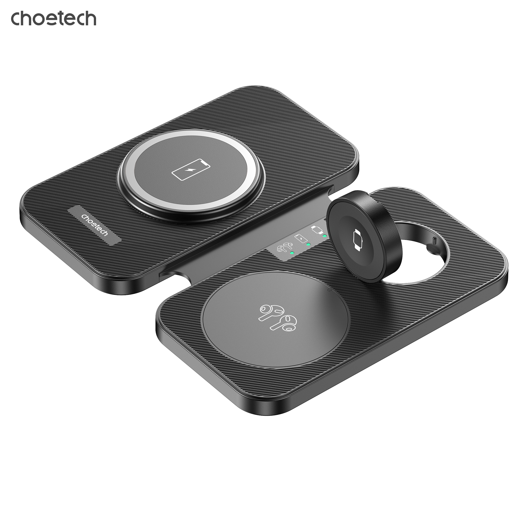 Choetech 3-in-1 Magnetic Wireless Charger