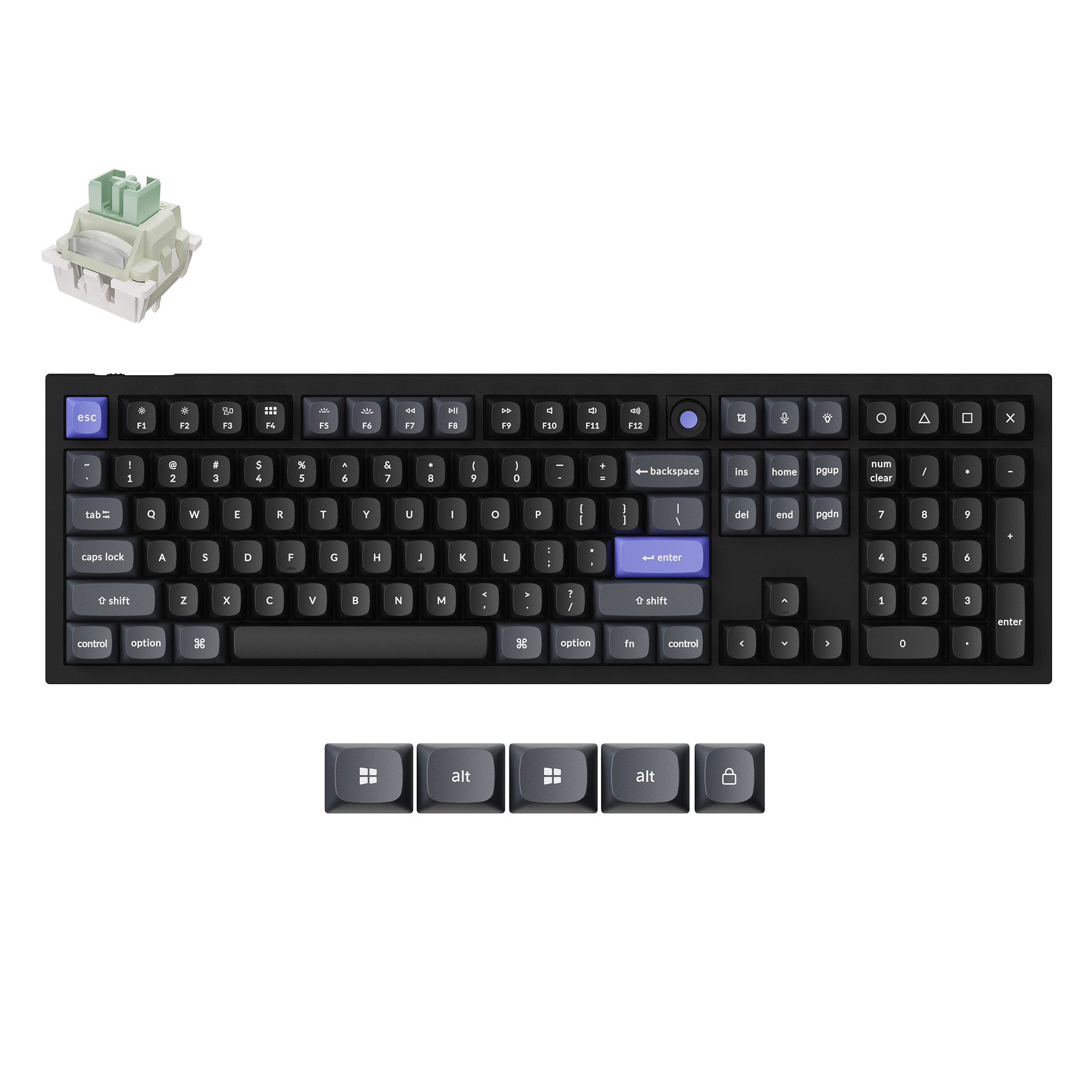 Keychron Q6 HE 8K Full Size Keyboard Magnetic switches