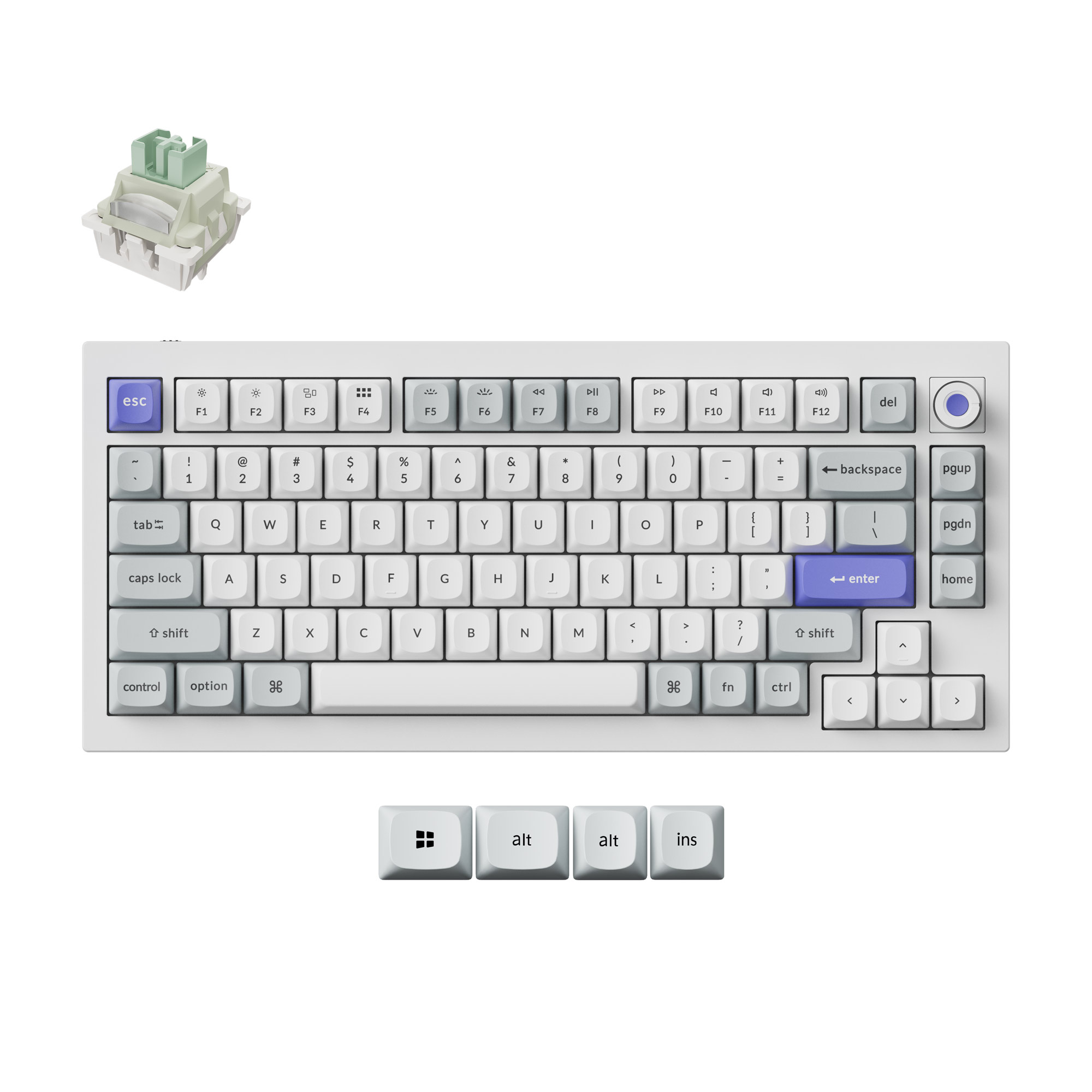 Keychron Q1 HE 8K 75% Keyboard Magnetic switches