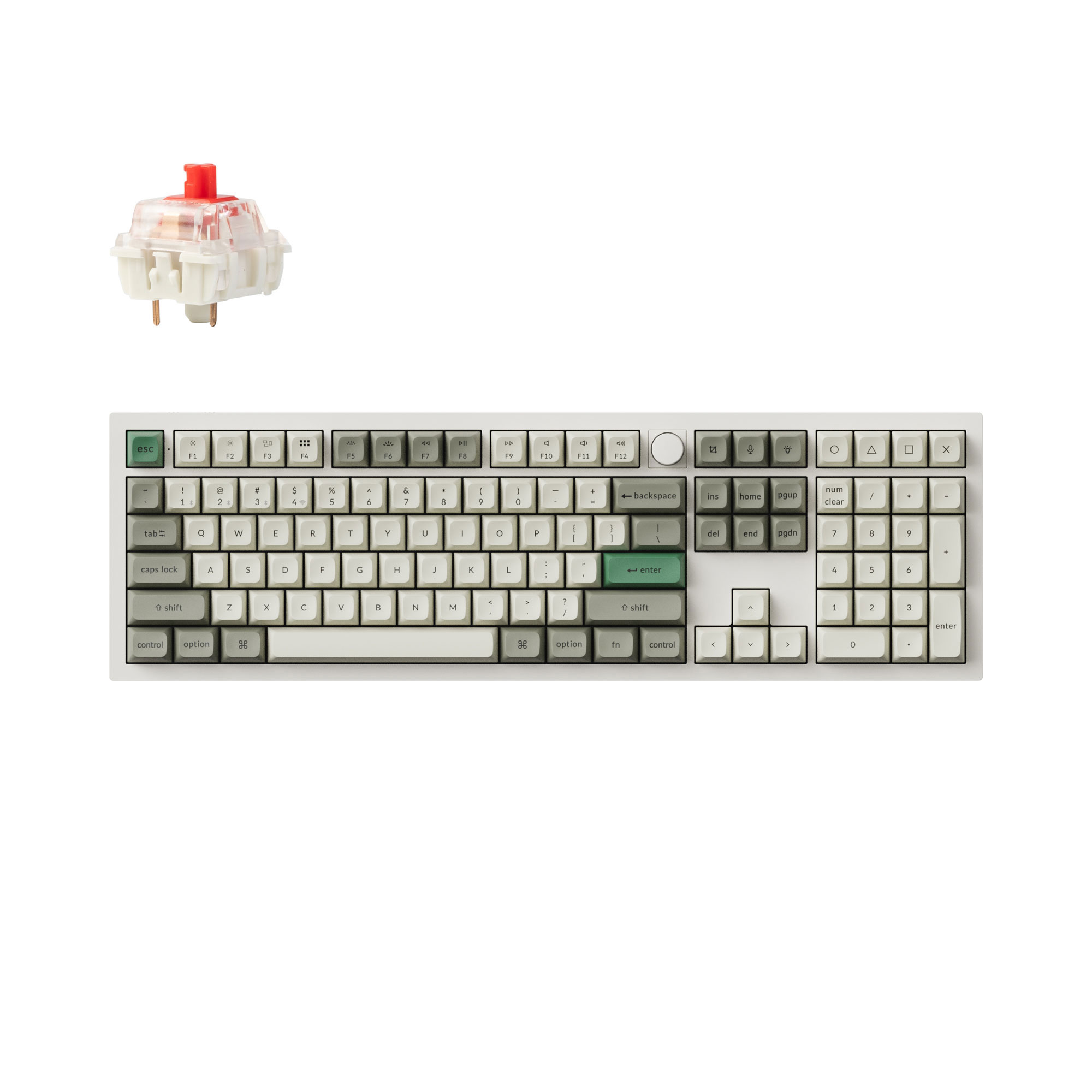 Keychron Q6 Max Full Size Keyboard Linear switches