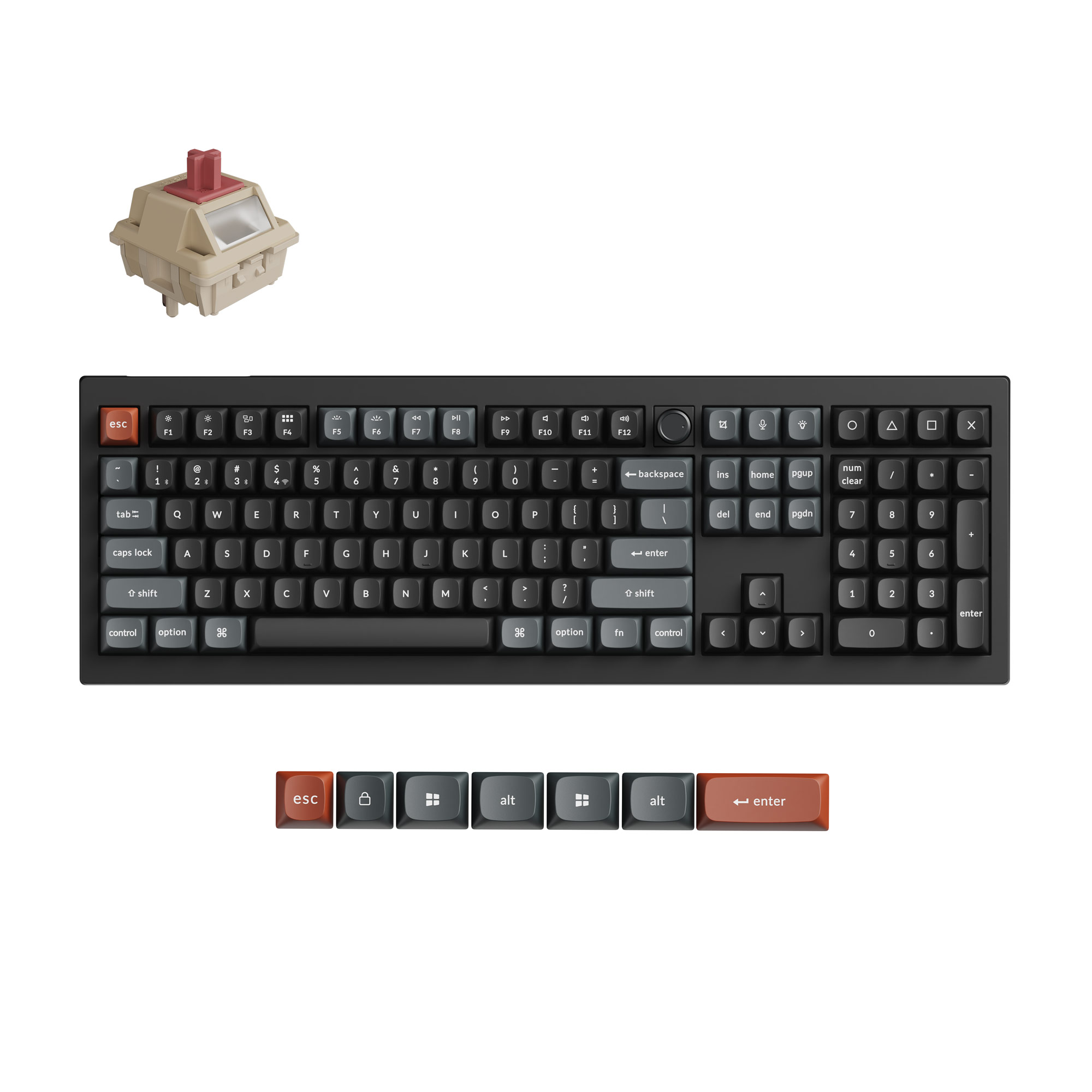 Keychron V6 Ultra Full Size Keyboard Linear switches