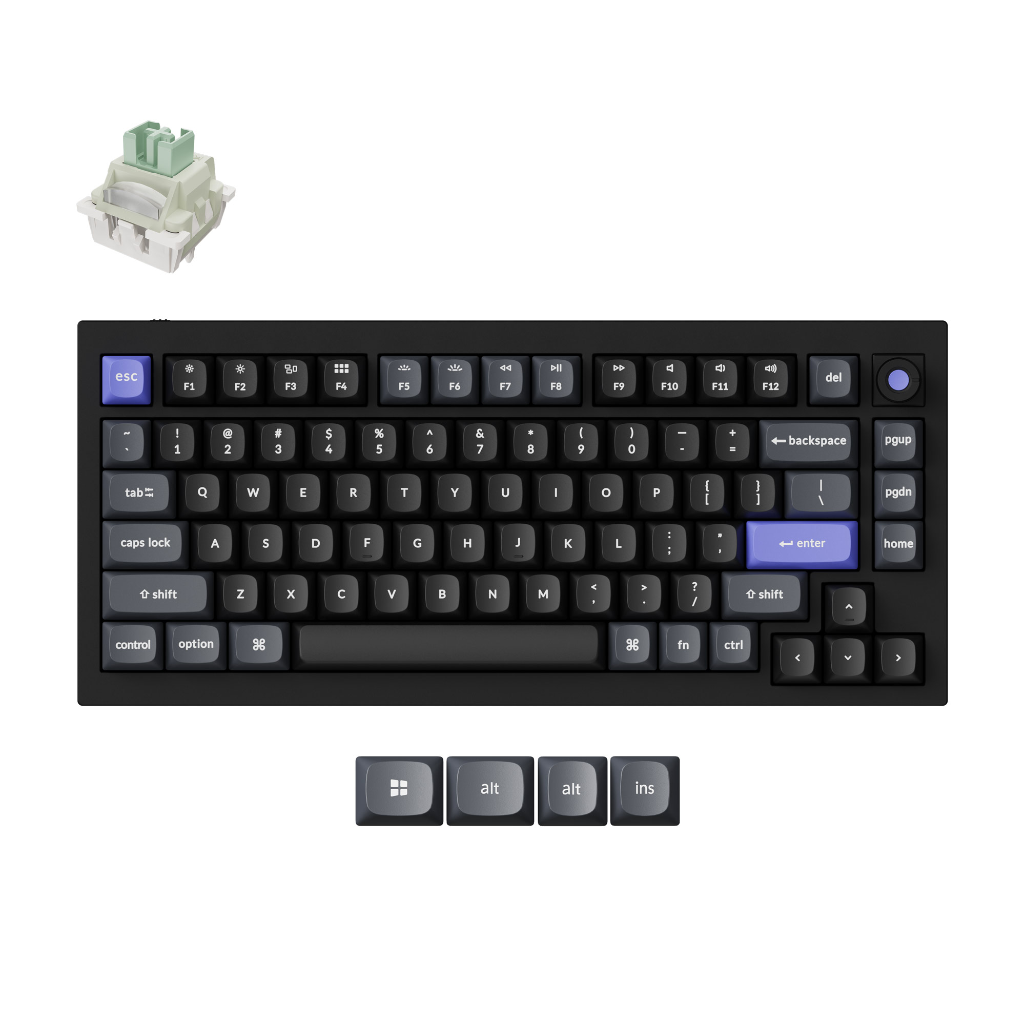 Keychron Q1 HE 8K 75% Keyboard Magnetic switches
