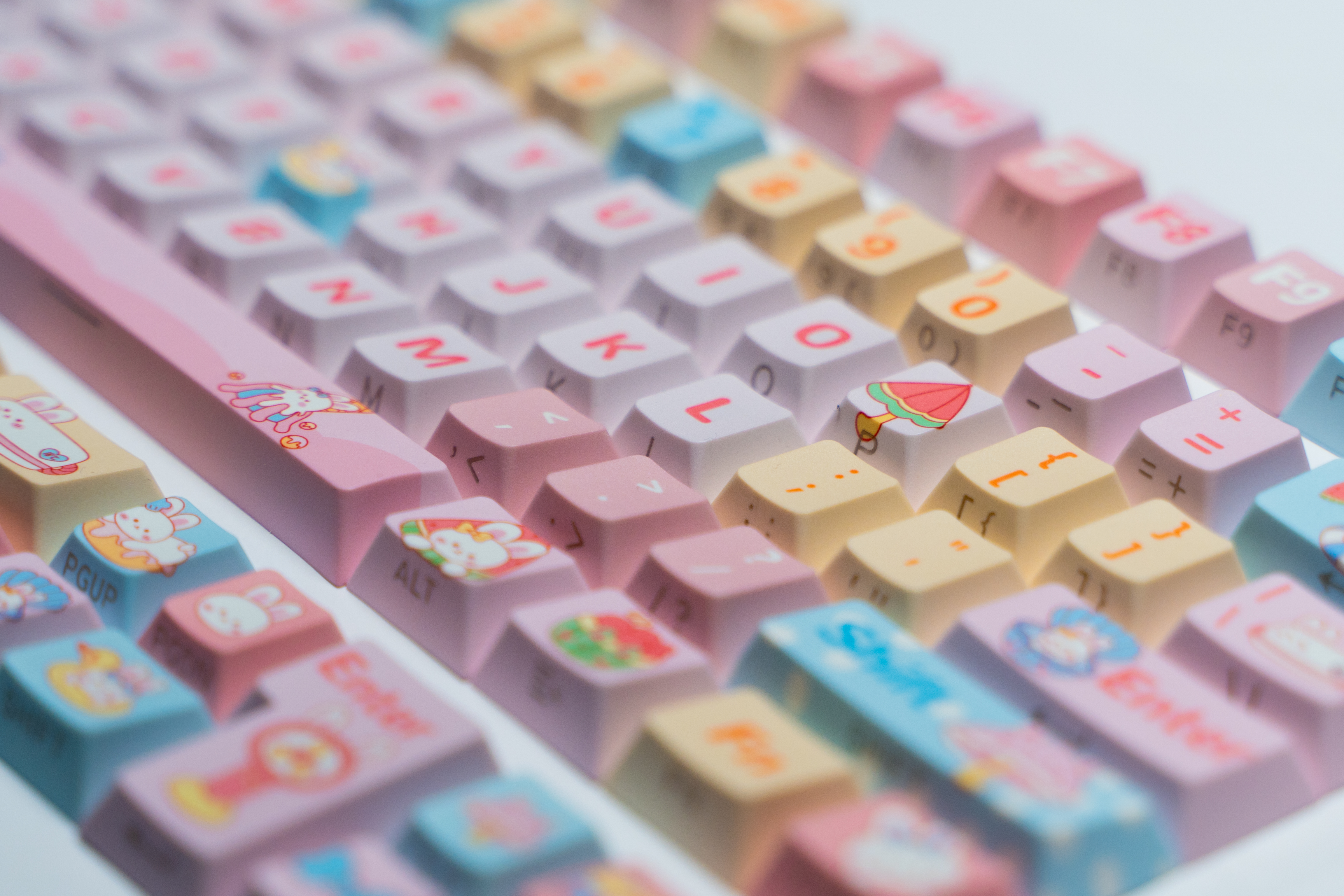 GAOXD Design Series PBT Dye Sub Cherry Profile Keycaps