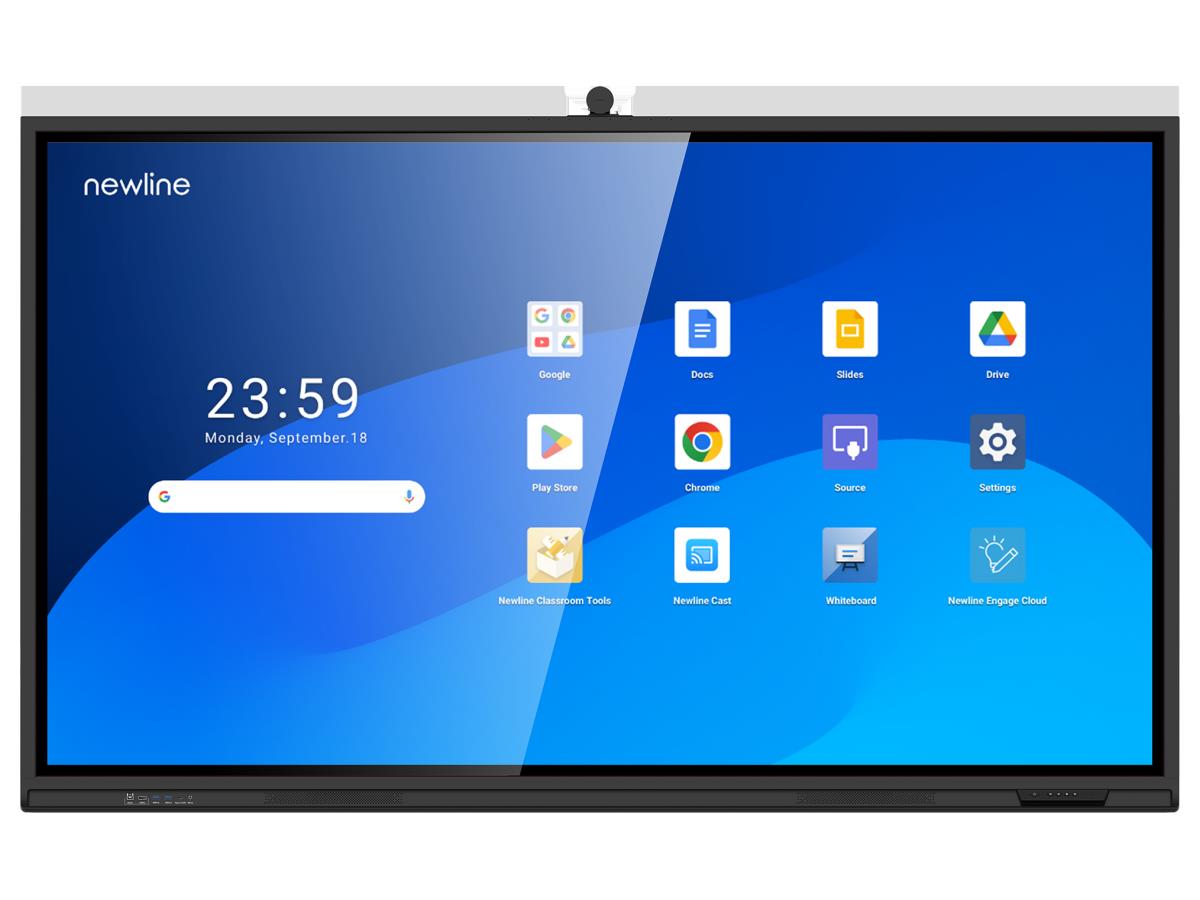 NEWLINE 75IN Q PRO SERIES 4K LED 4K MULTI-TOUCH DISPLAY W/ USB TYPE-C, GOOGLE EDLA CERTIFIED