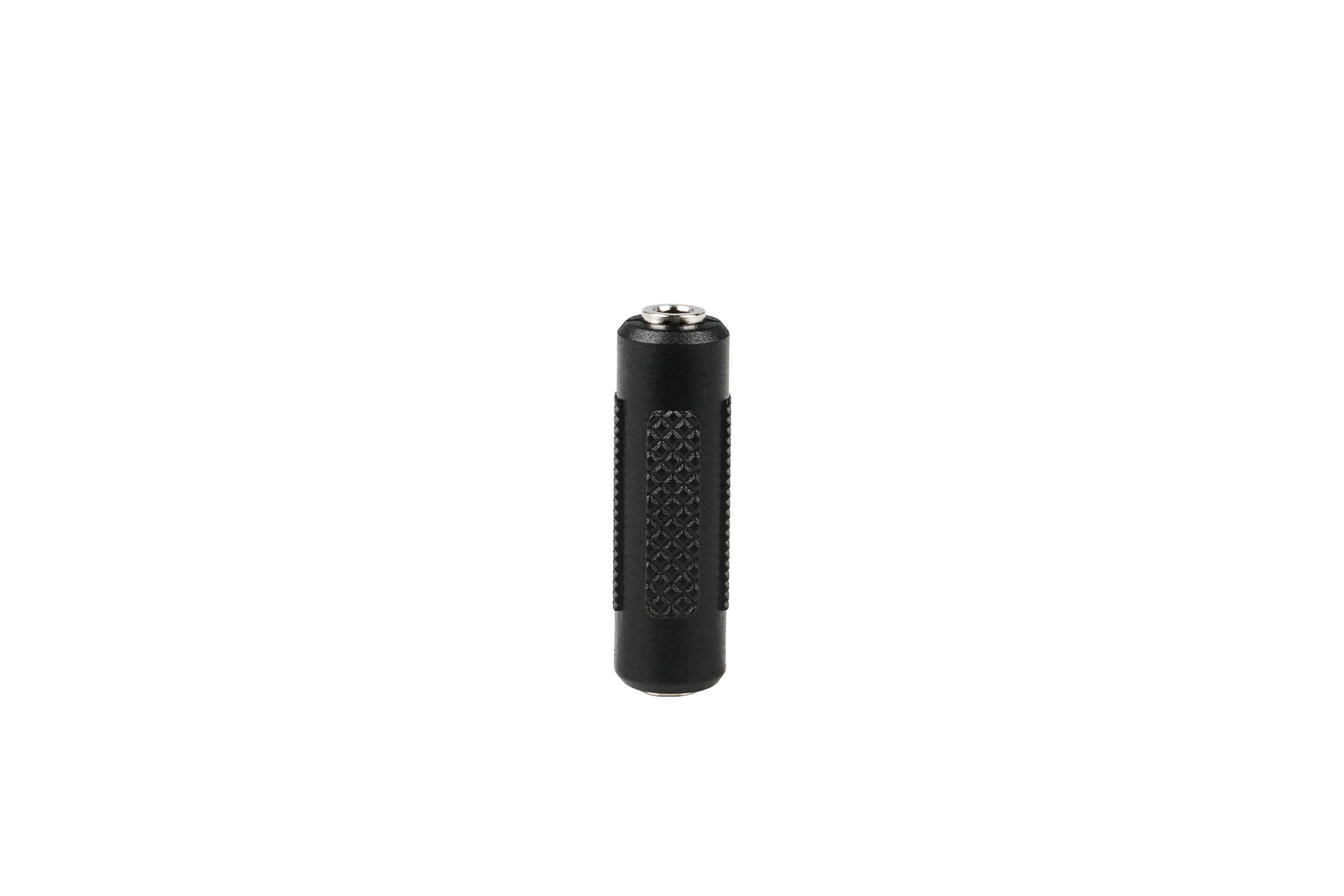 iCAN 3.5mm Stereo Jack, Female to Female, Adapter, Black