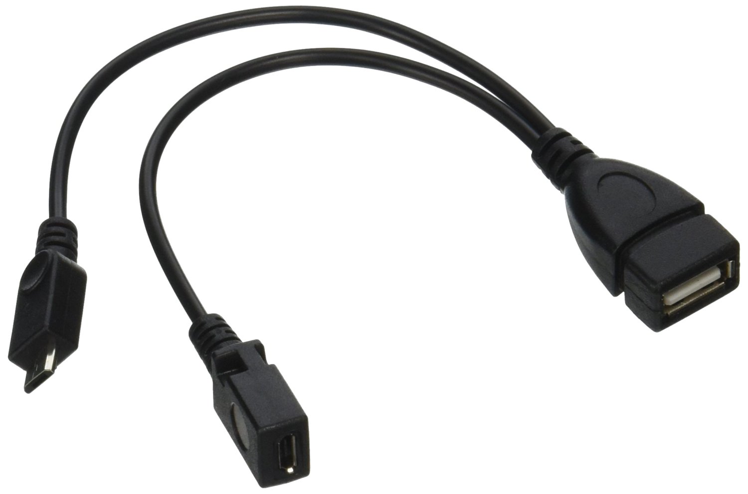 iCAN USB2.0 OTG A Female - Micro B Male Dongle - 5"(Open Box)