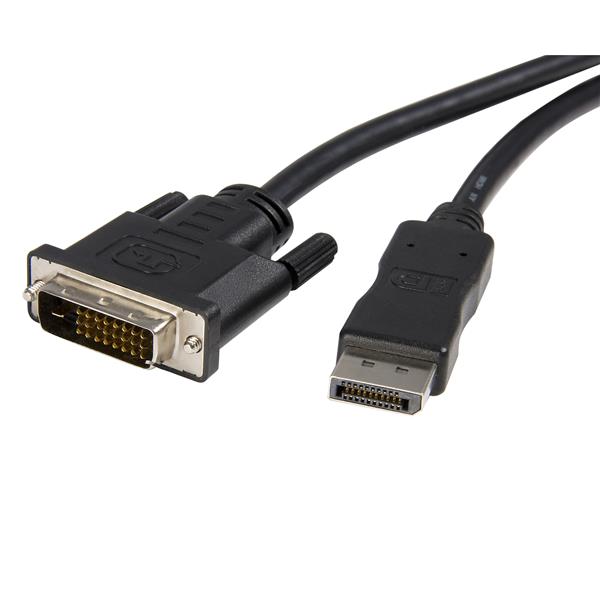 Câble convertisseur adaptateur vidéo DisplayPort vers DVI StarTech de 10 pi - M/M (DP2DVIMM10) | -Prend en charge des résolu...