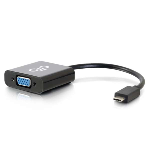 daptateur vidéo C2G USB 3.1 USB-C vers VGA (PC) (noir