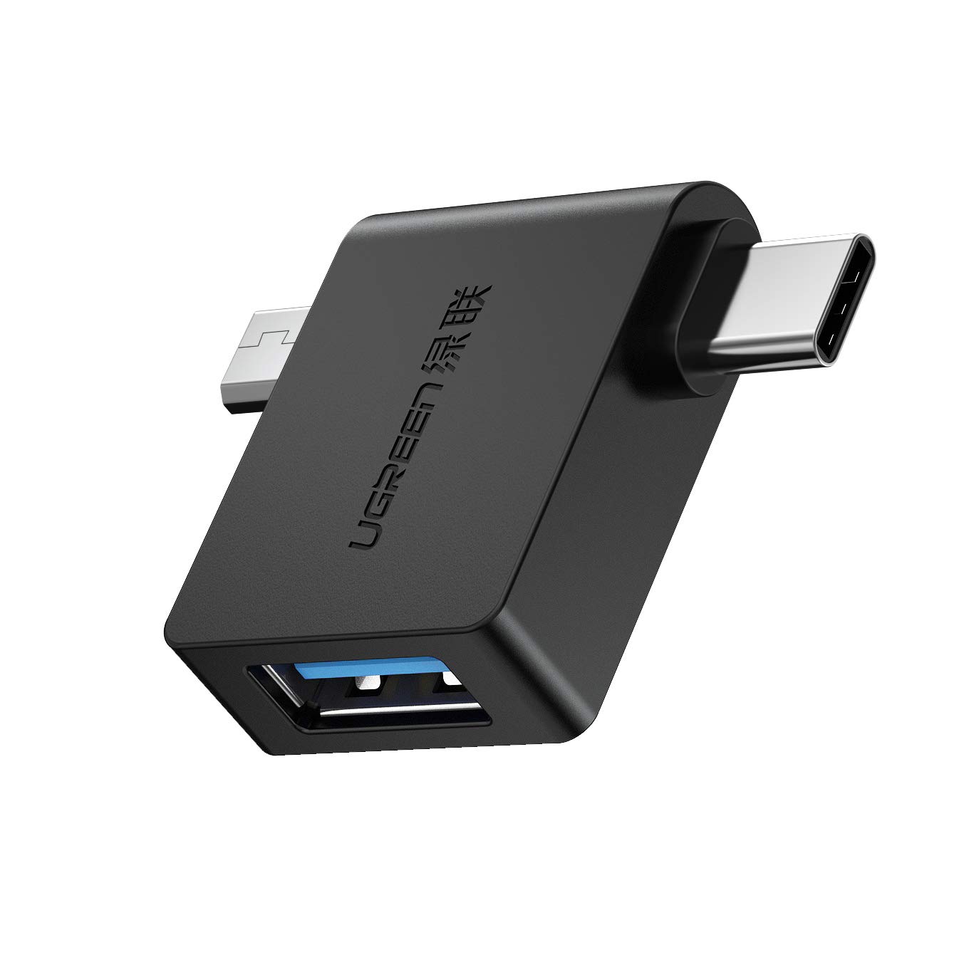 Adaptateur UGREEN 30453 Micro USB+ USB-C vers USB 3.0, noir