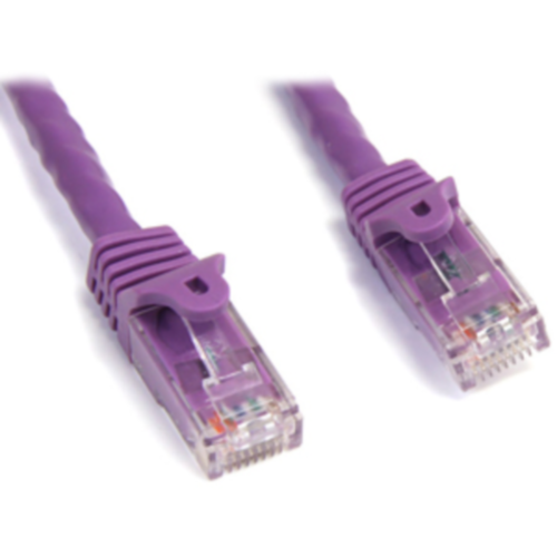StarTech - Câble de raccordement anti-coupure CAT6 - 10 pi - Violet (N6PATCH10PL)