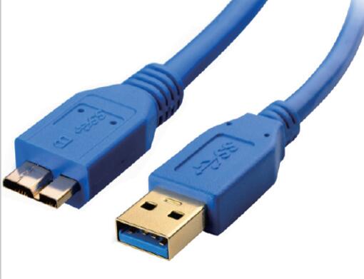 iCAN USB3.0 A Male to MicroB Male 5Gbps 24/28AWG Cable - 3 ft.