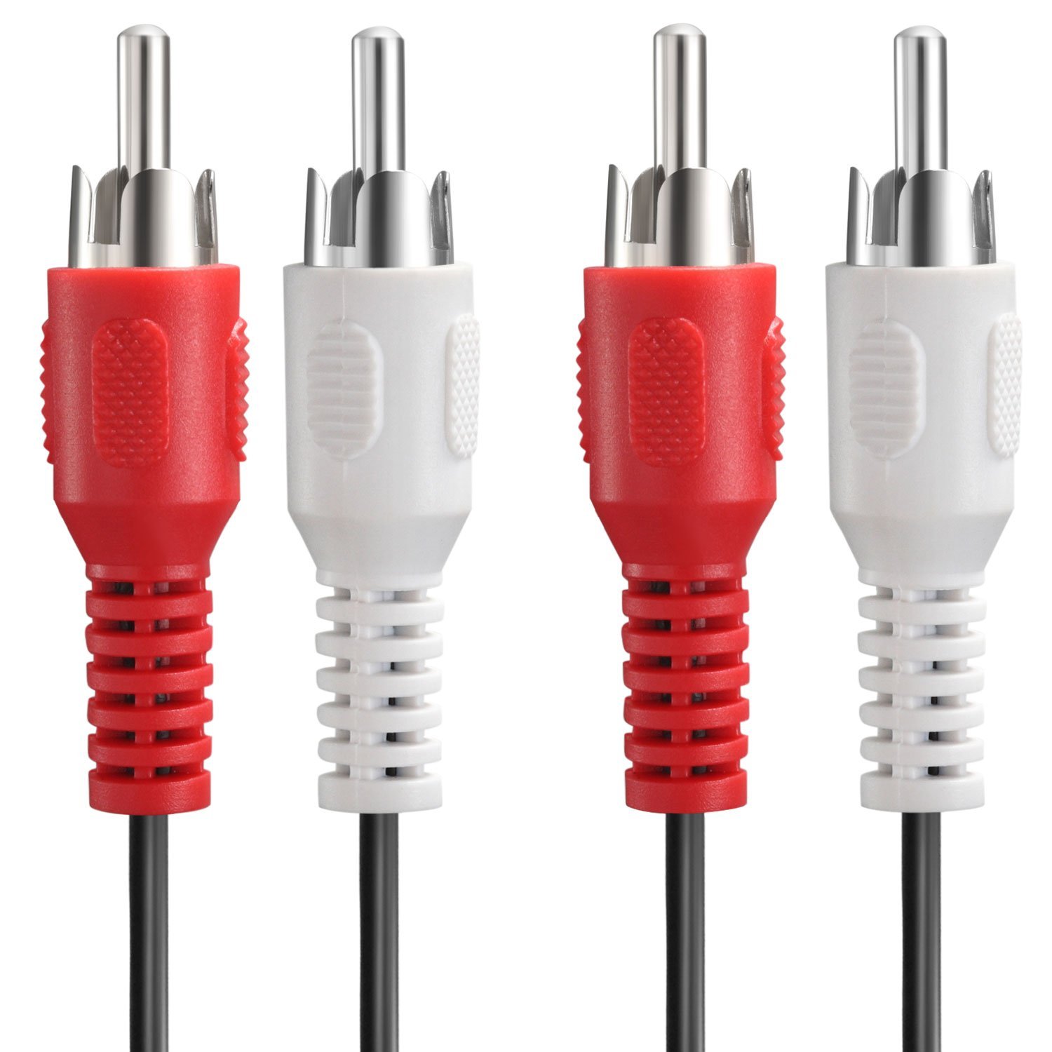 iCAN 2xRCA Male to 2xRCA Male Stereo Audio Cable, 6FT