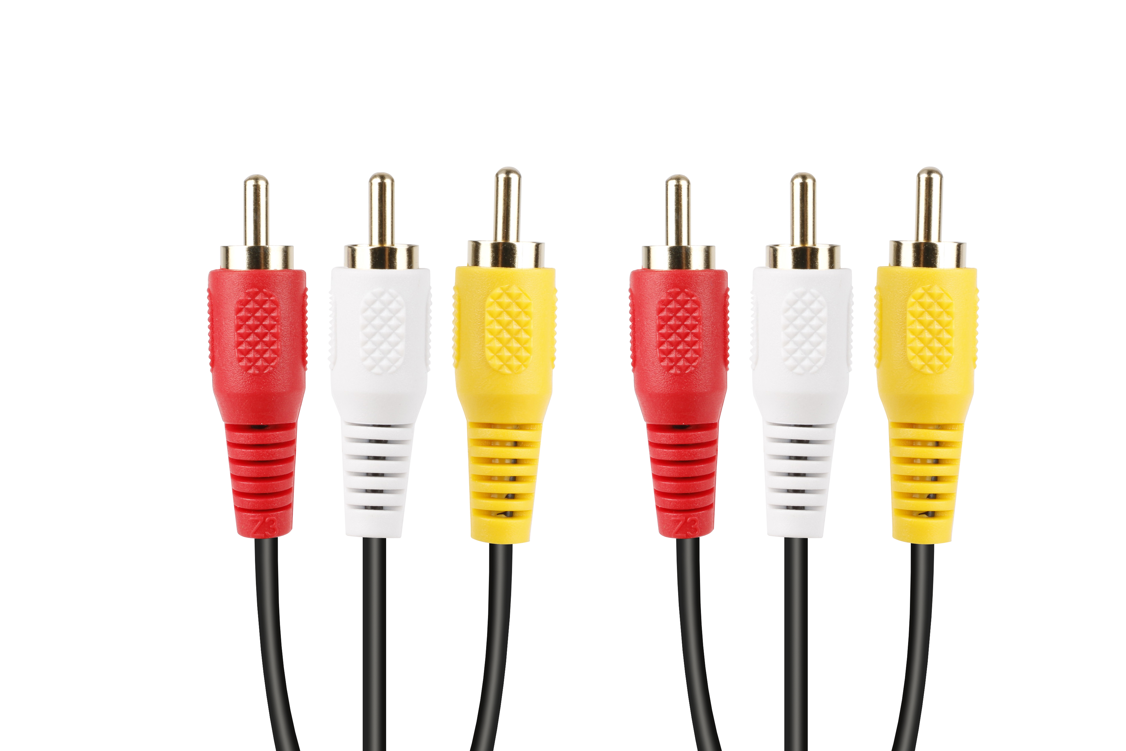 Câble vidéo RCA iCAN, 1 x vidéo, 2 x audio, 6 pieds
