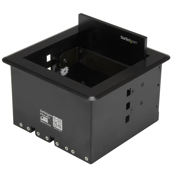StarTech Conference Table Cable Management Box - Table Top - Conference Room AV - Conference Table Connectivity Box (BOX4CABLE)